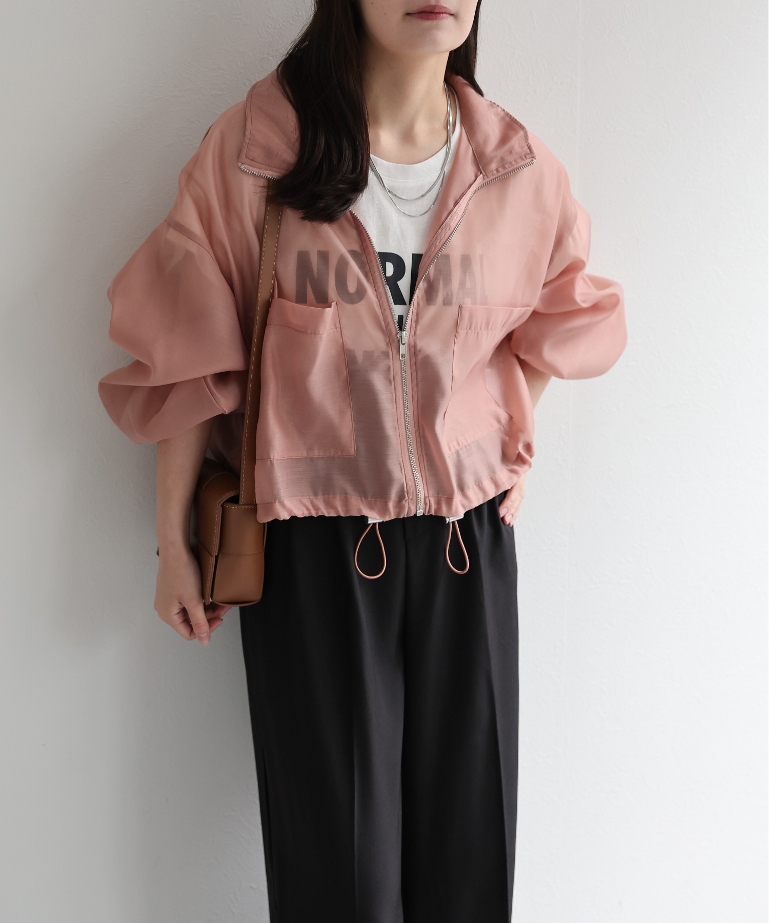 model：156cm 着用サイズ：FREE