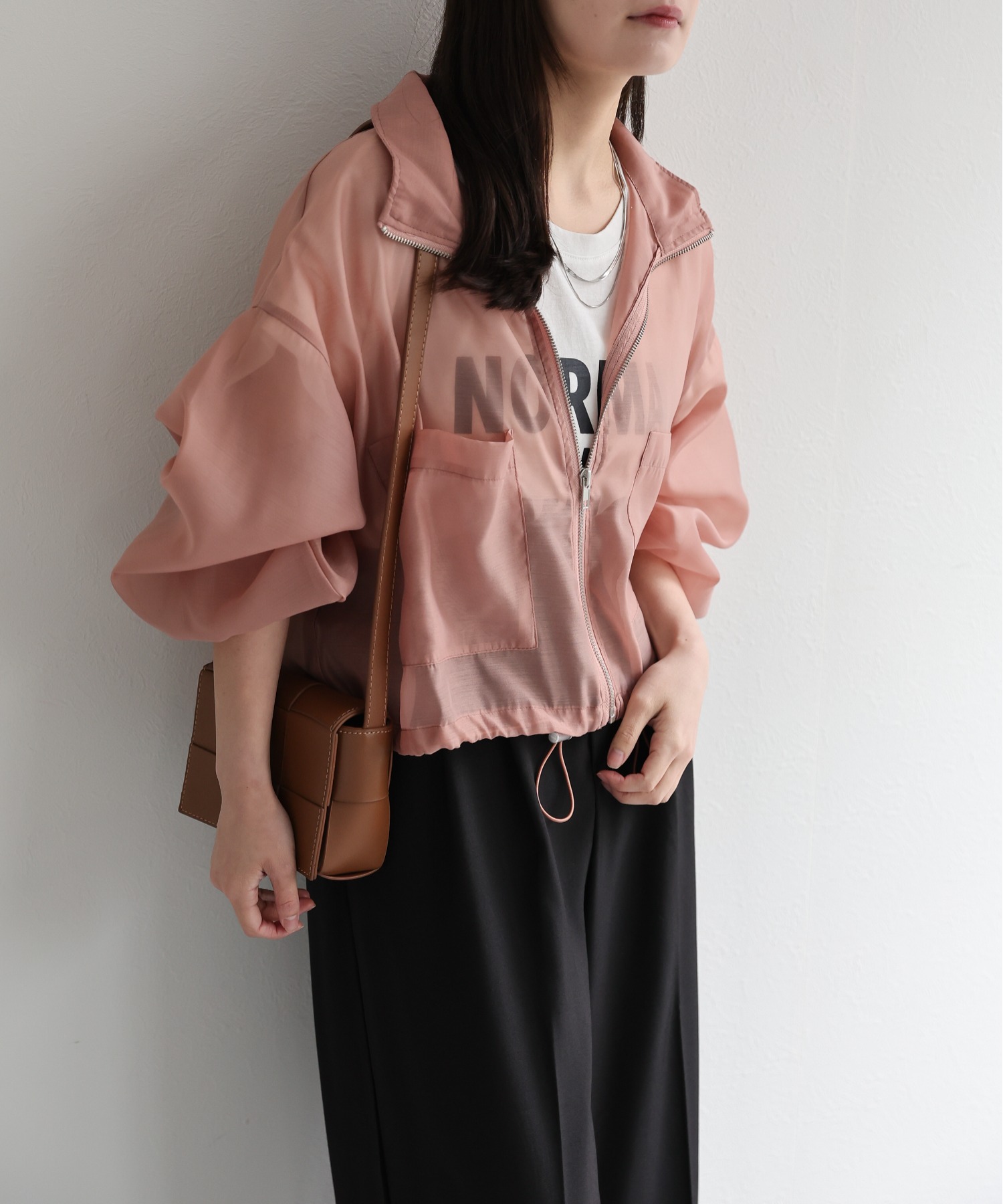 model：156cm 着用サイズ：FREE