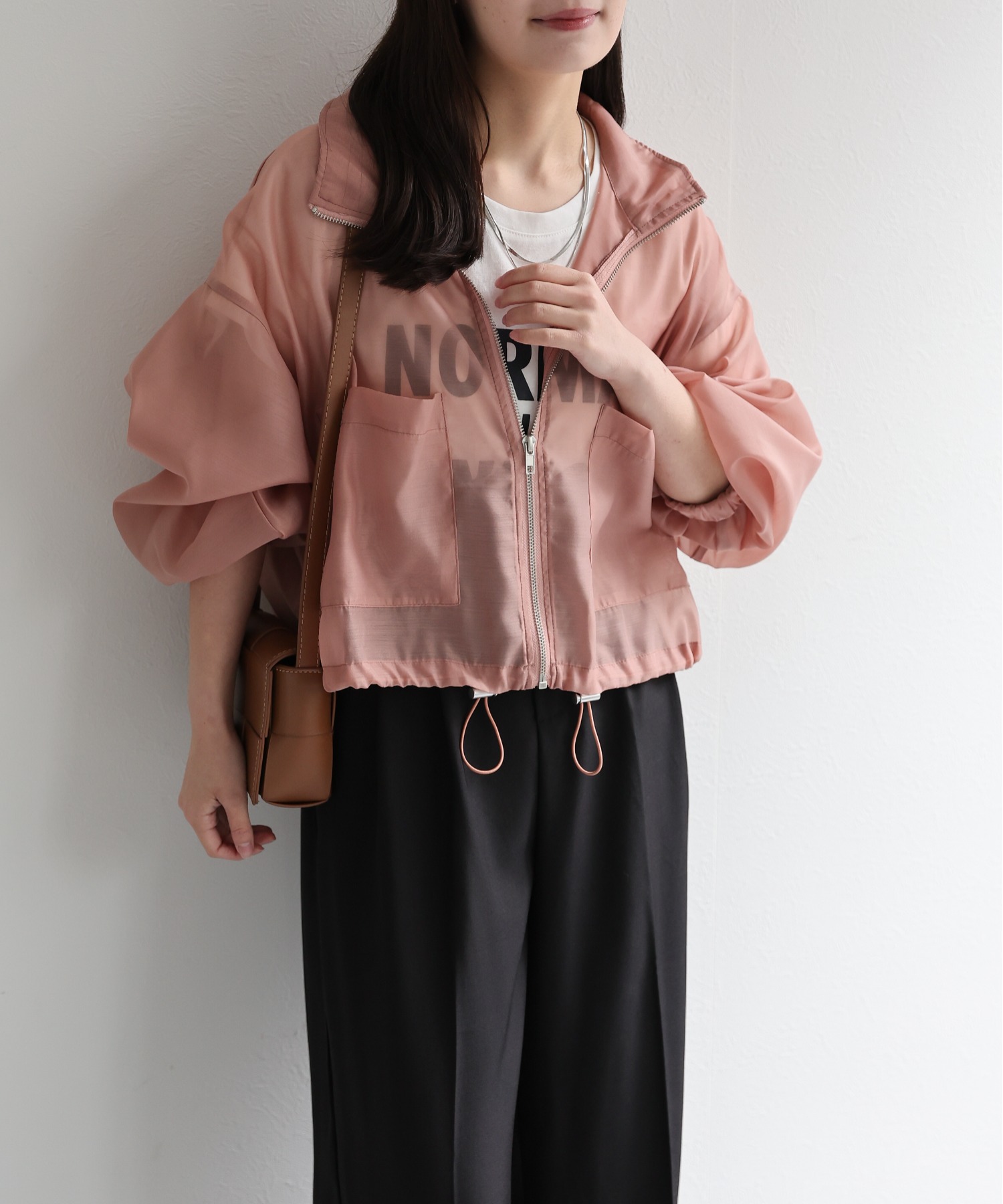 model：156cm 着用サイズ：FREE