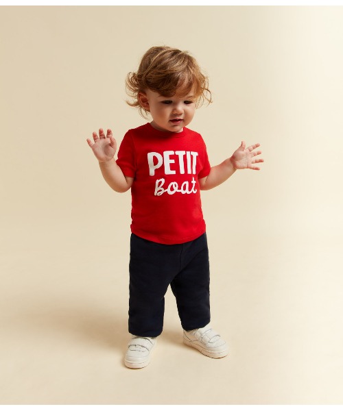 NEW通販】 PETIT BATEAU - プチバトー フリル襟付き半袖カットソー