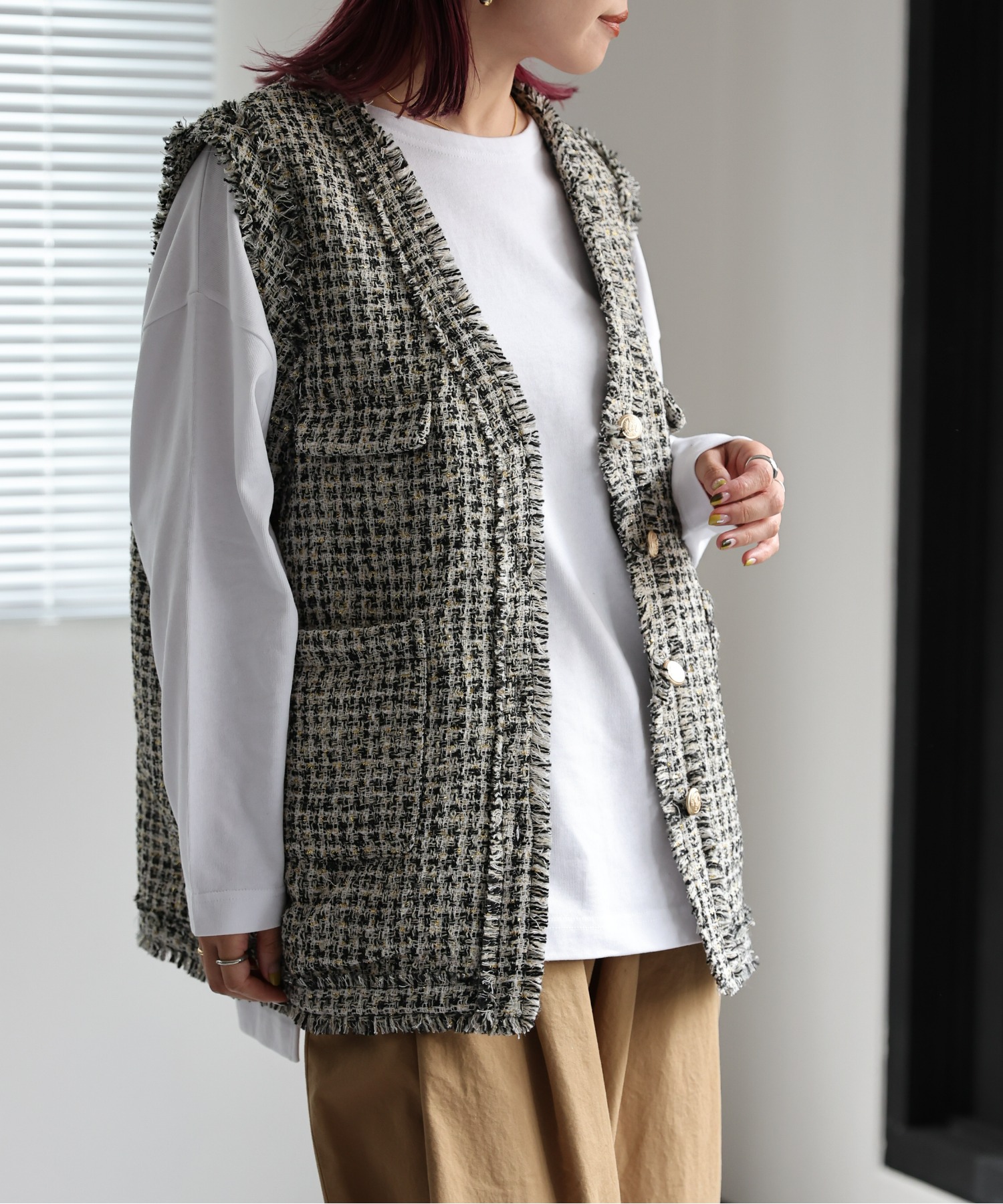 model:162㎝　着用サイズ:FREE