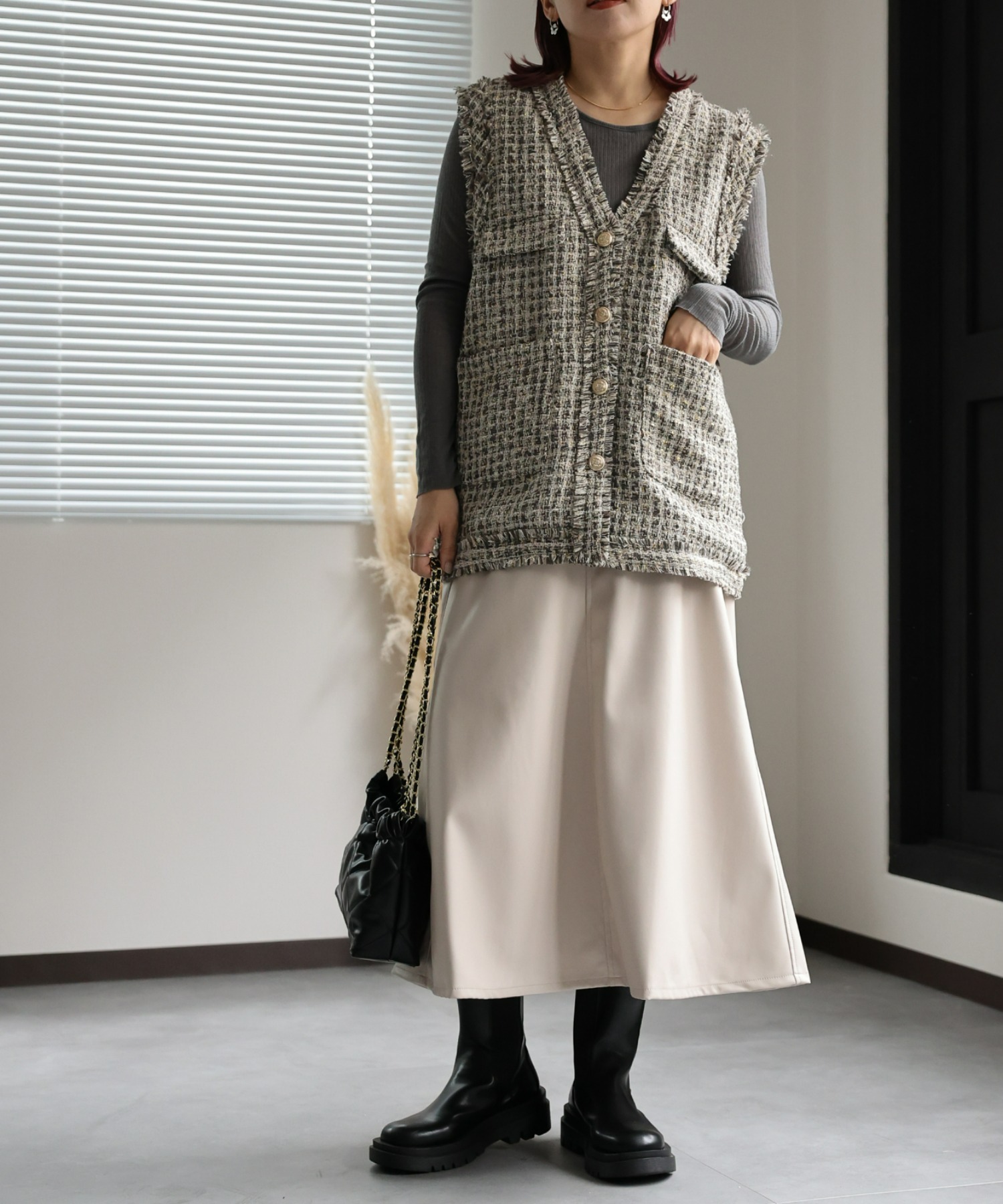 model:162㎝　着用サイズ:FREE