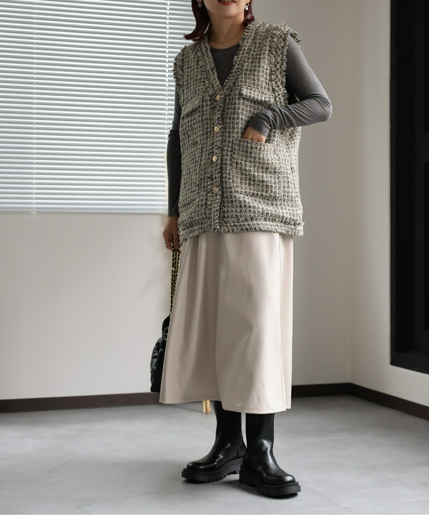 model:162㎝　着用サイズ:FREE