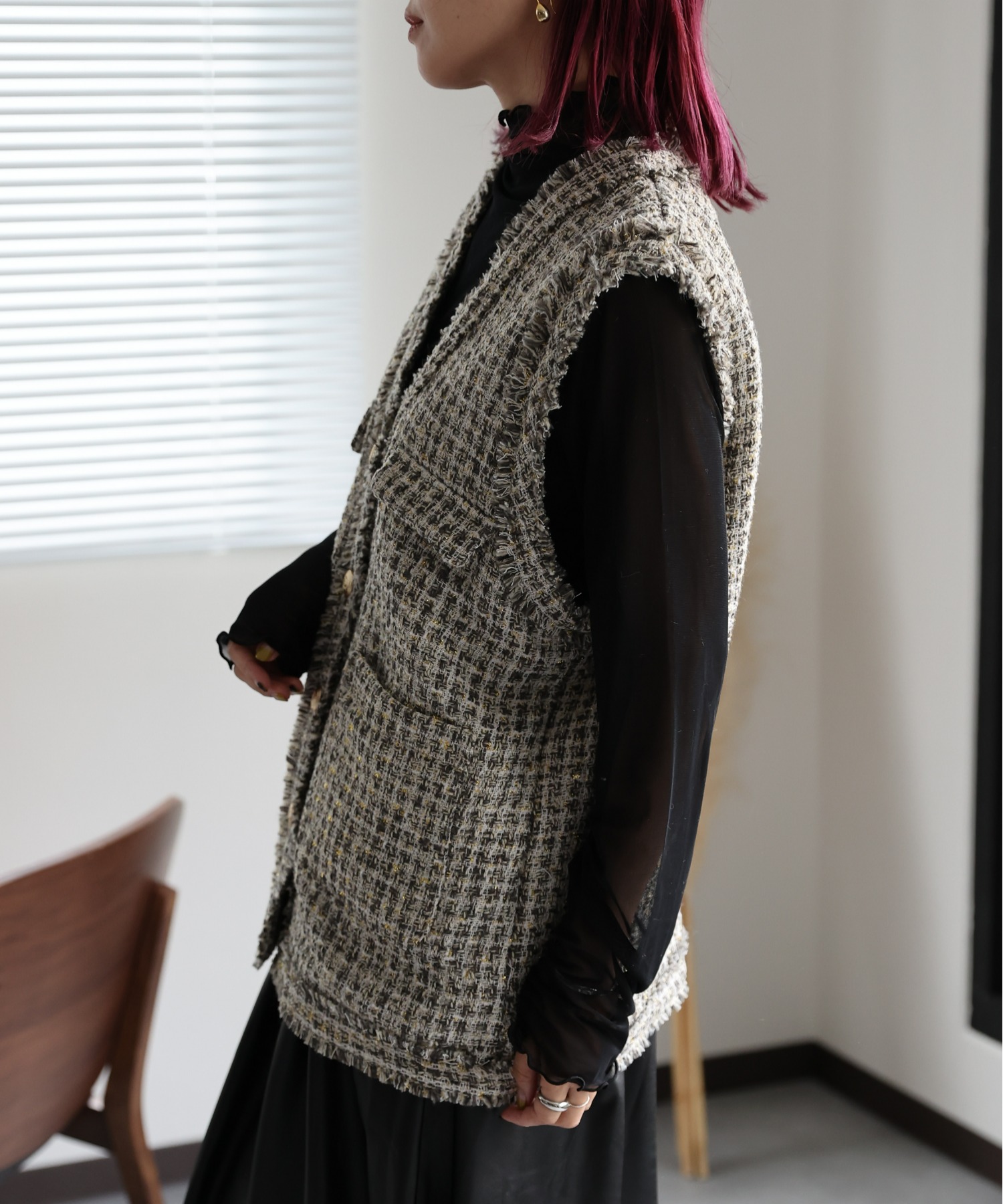 model:162㎝　着用サイズ:FREE