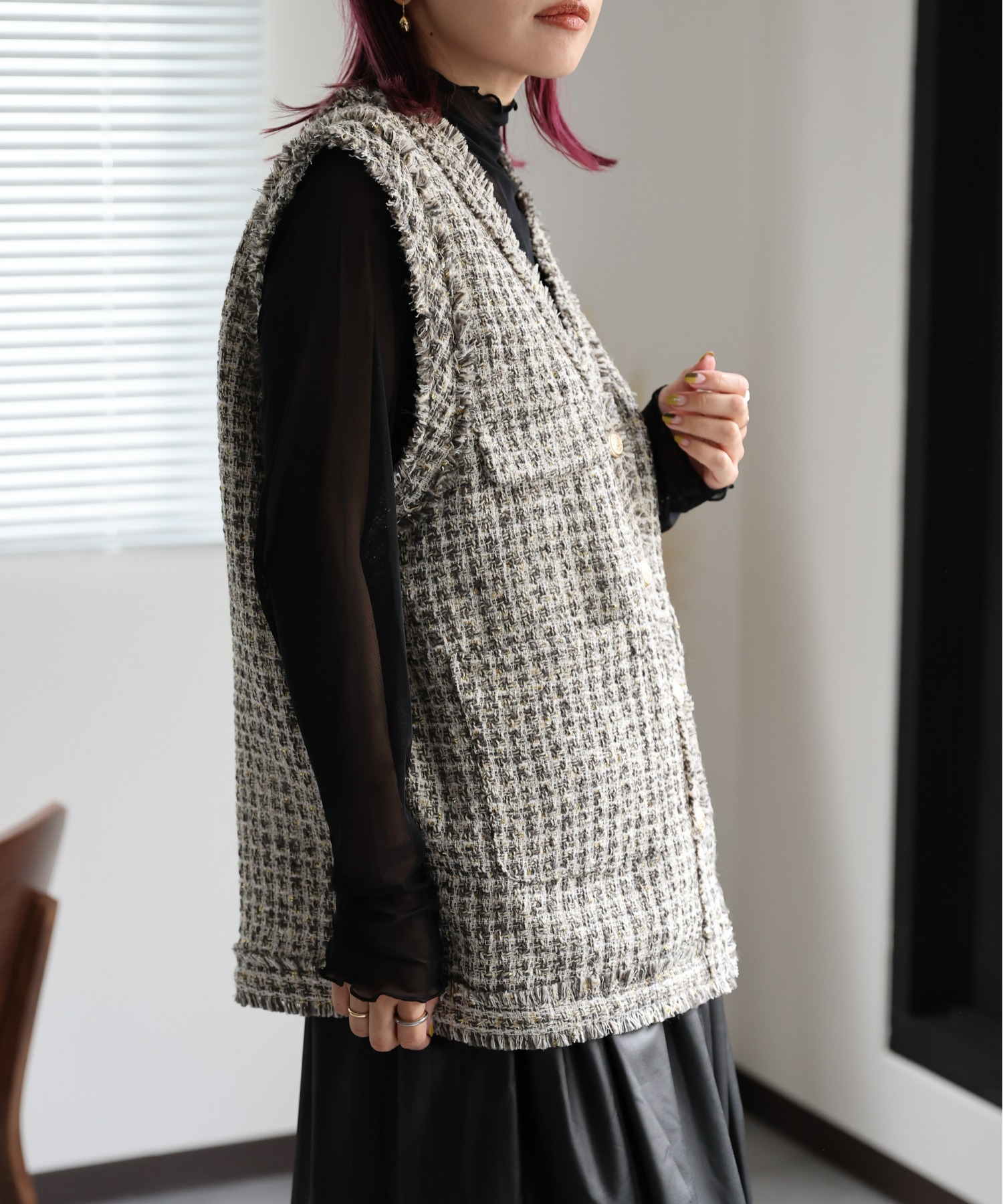 model:162㎝　着用サイズ:FREE