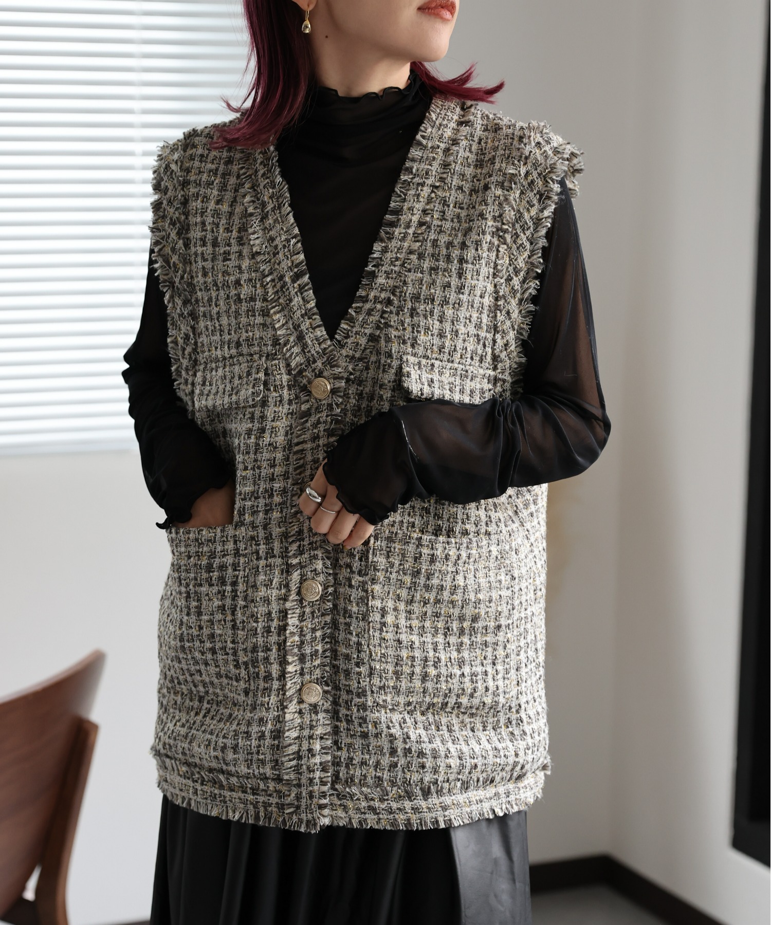 model:162㎝　着用サイズ:FREE
