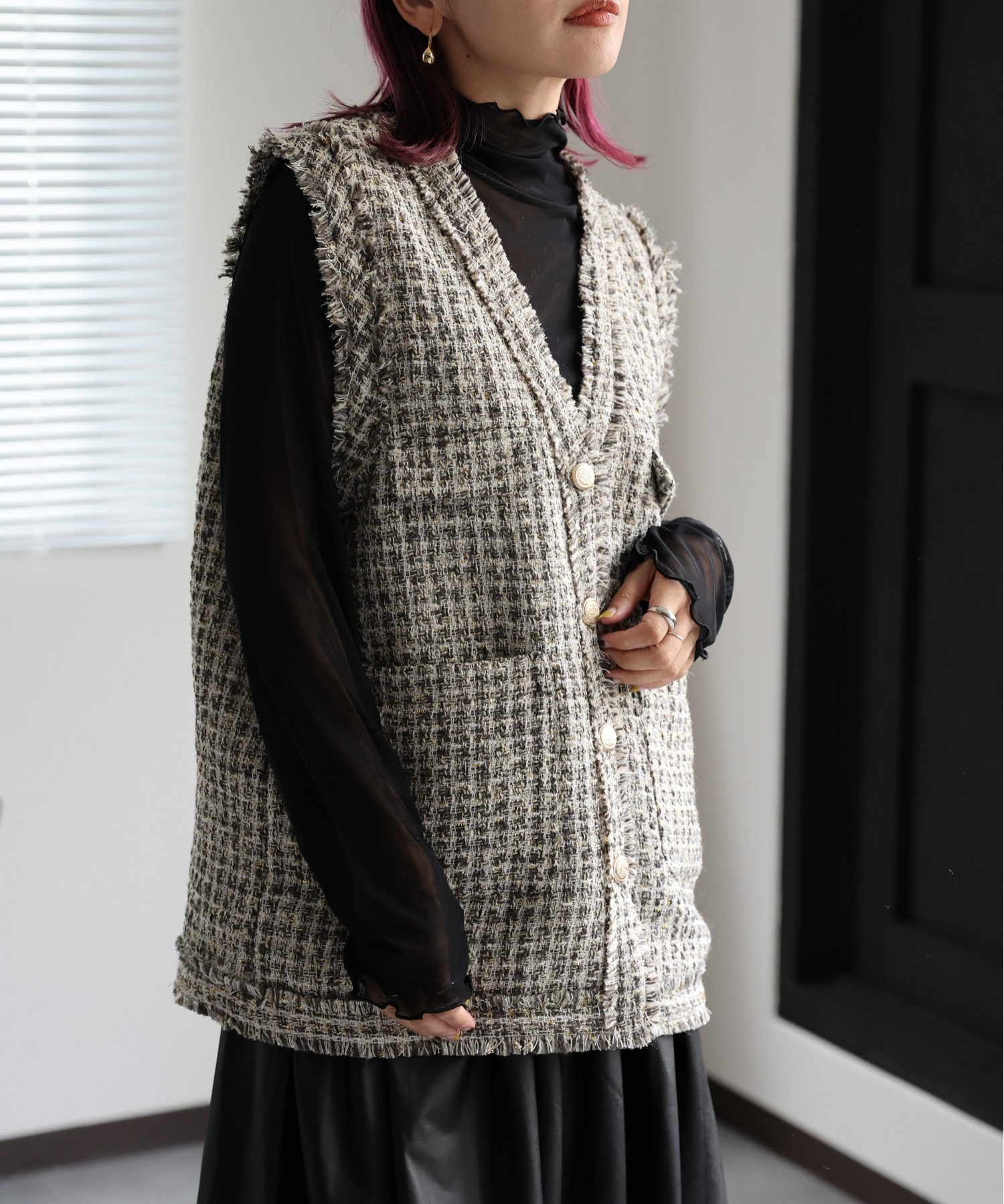 model:162㎝　着用サイズ:FREE
