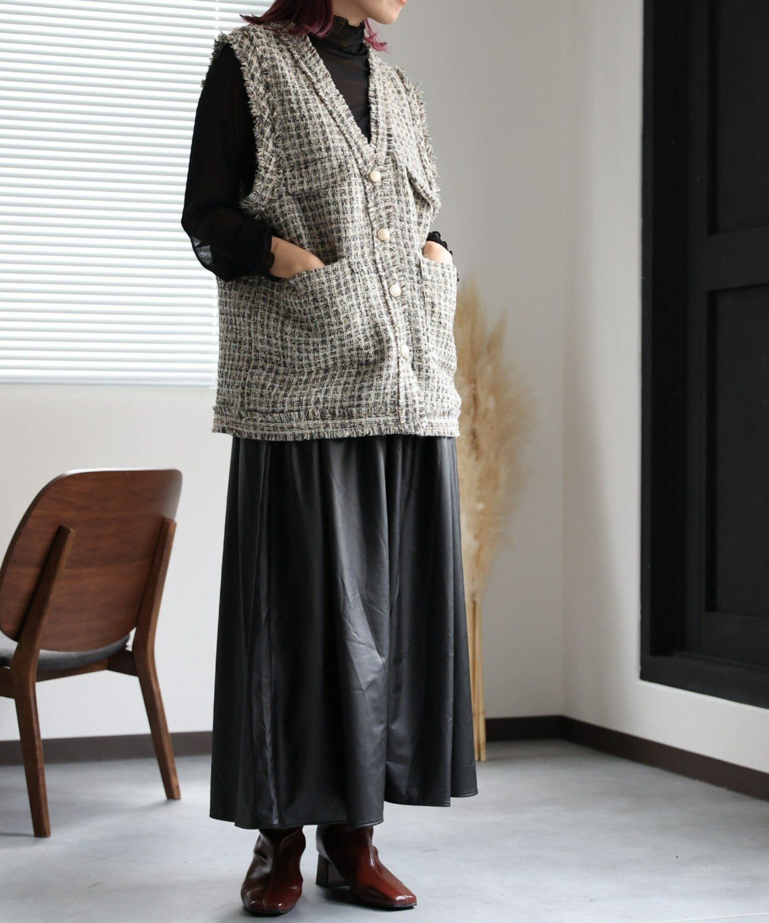 model:162㎝　着用サイズ:FREE
