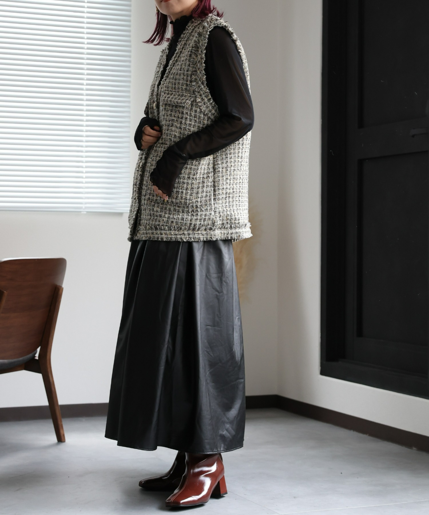 model:162㎝　着用サイズ:FREE