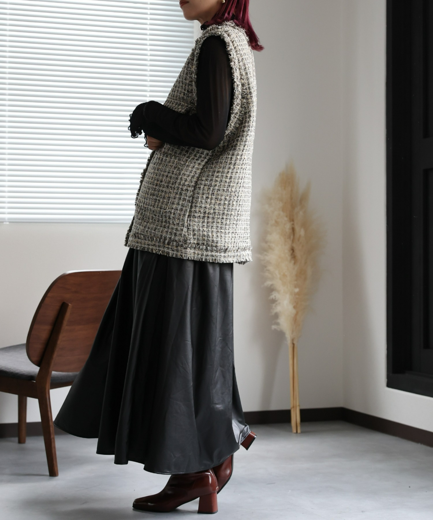 model:162㎝　着用サイズ:FREE
