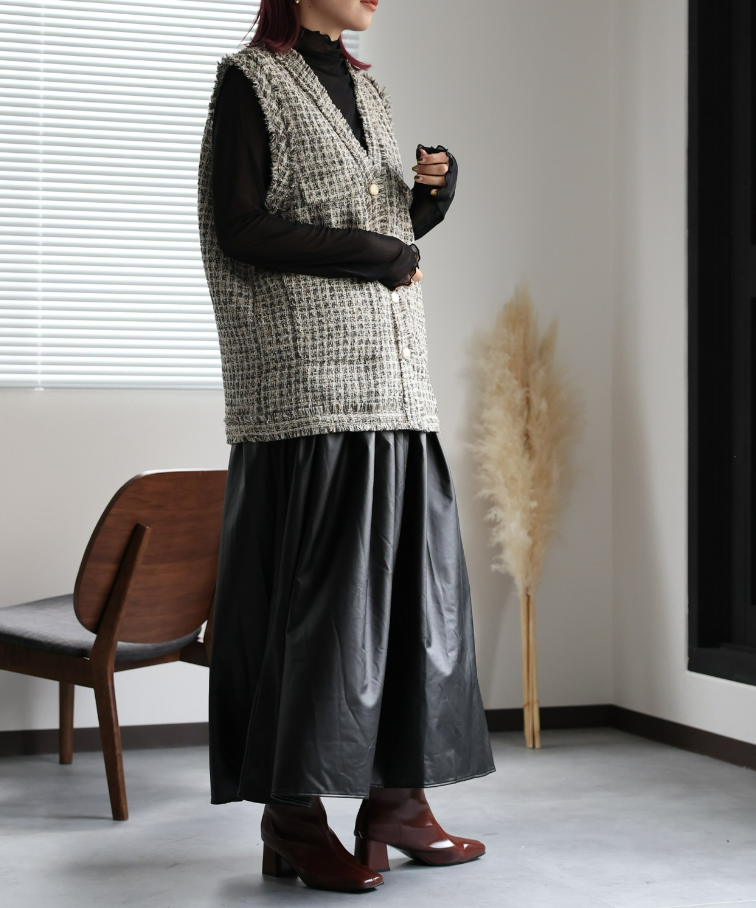 model:162㎝　着用サイズ:FREE