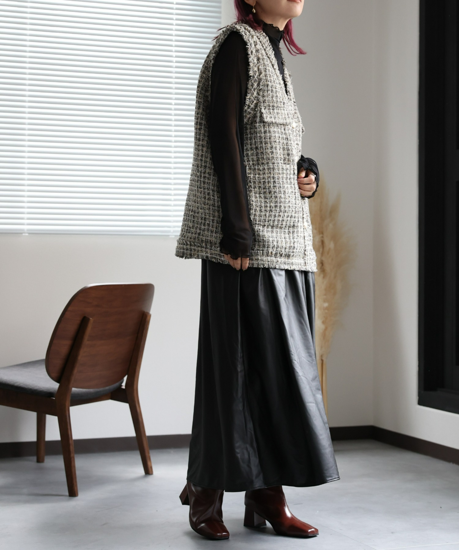 model:162㎝　着用サイズ:FREE
