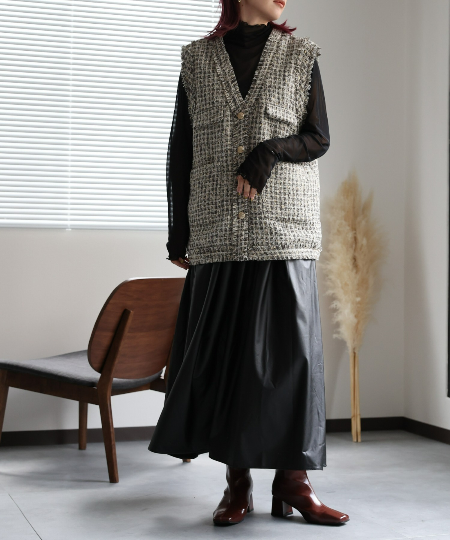 model:162㎝　着用サイズ:FREE
