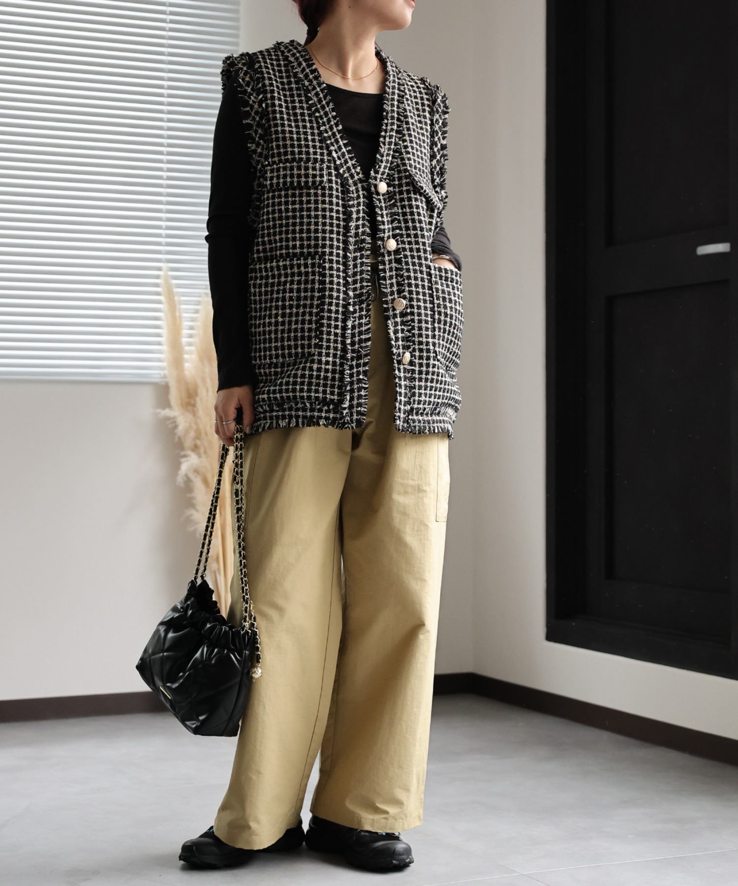 model:162㎝　着用サイズ:FREE