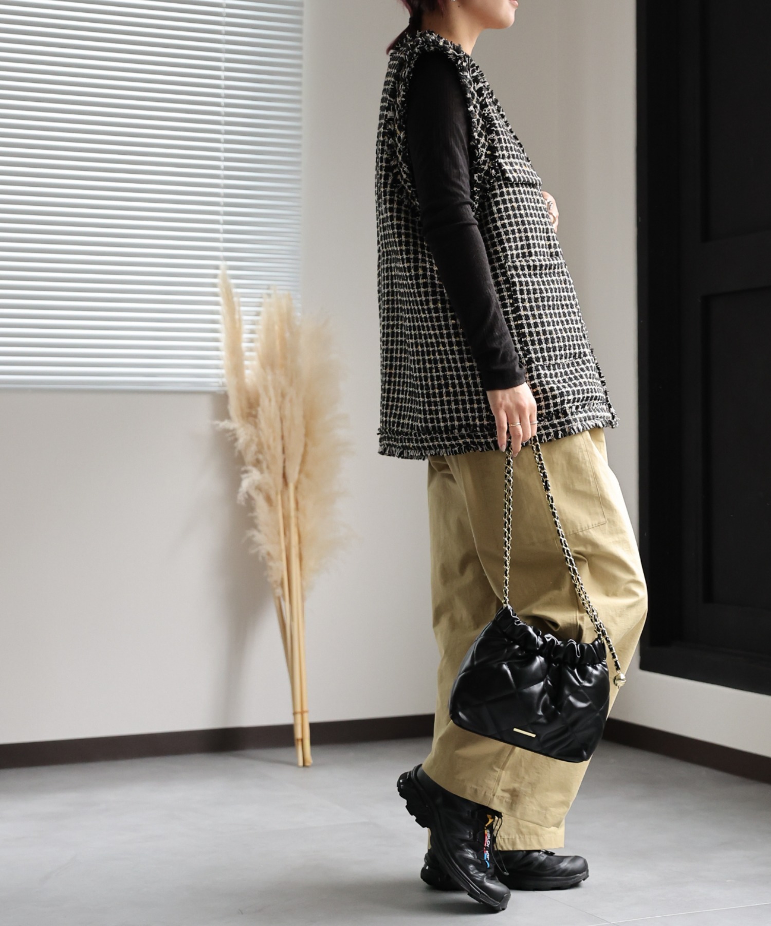 model:162㎝　着用サイズ:FREE