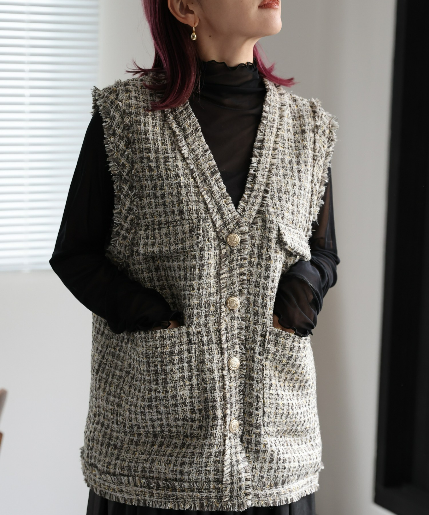 model:162㎝　着用サイズ:FREE