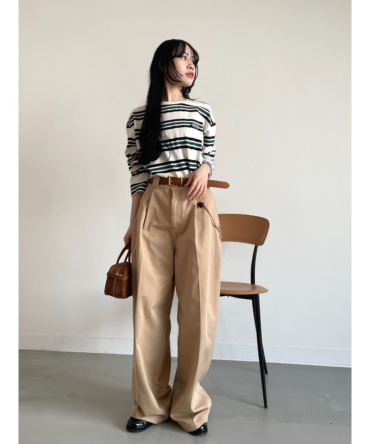 購入 Dickies×LILYBROWNステッチワークタックバギーパンツ Dickies