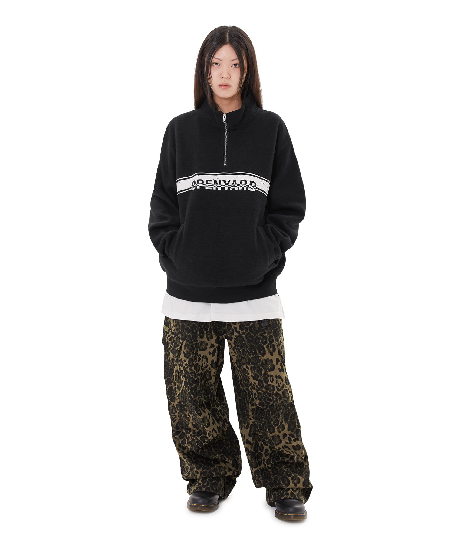 OY/オーワイ』 CRACKED STRIPE LOGO ANORAK MTM/クラックド ストライプ