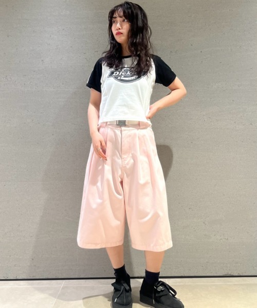 Dickies×LILYBROWN】ベルテッドトチノハーフパンツ