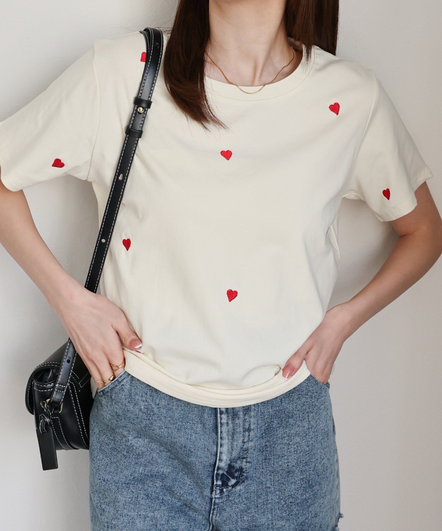 model：162㎝　着用サイズ：F