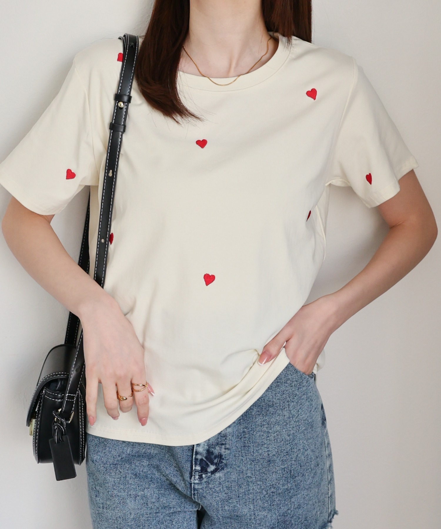 model：162㎝　着用サイズ：F