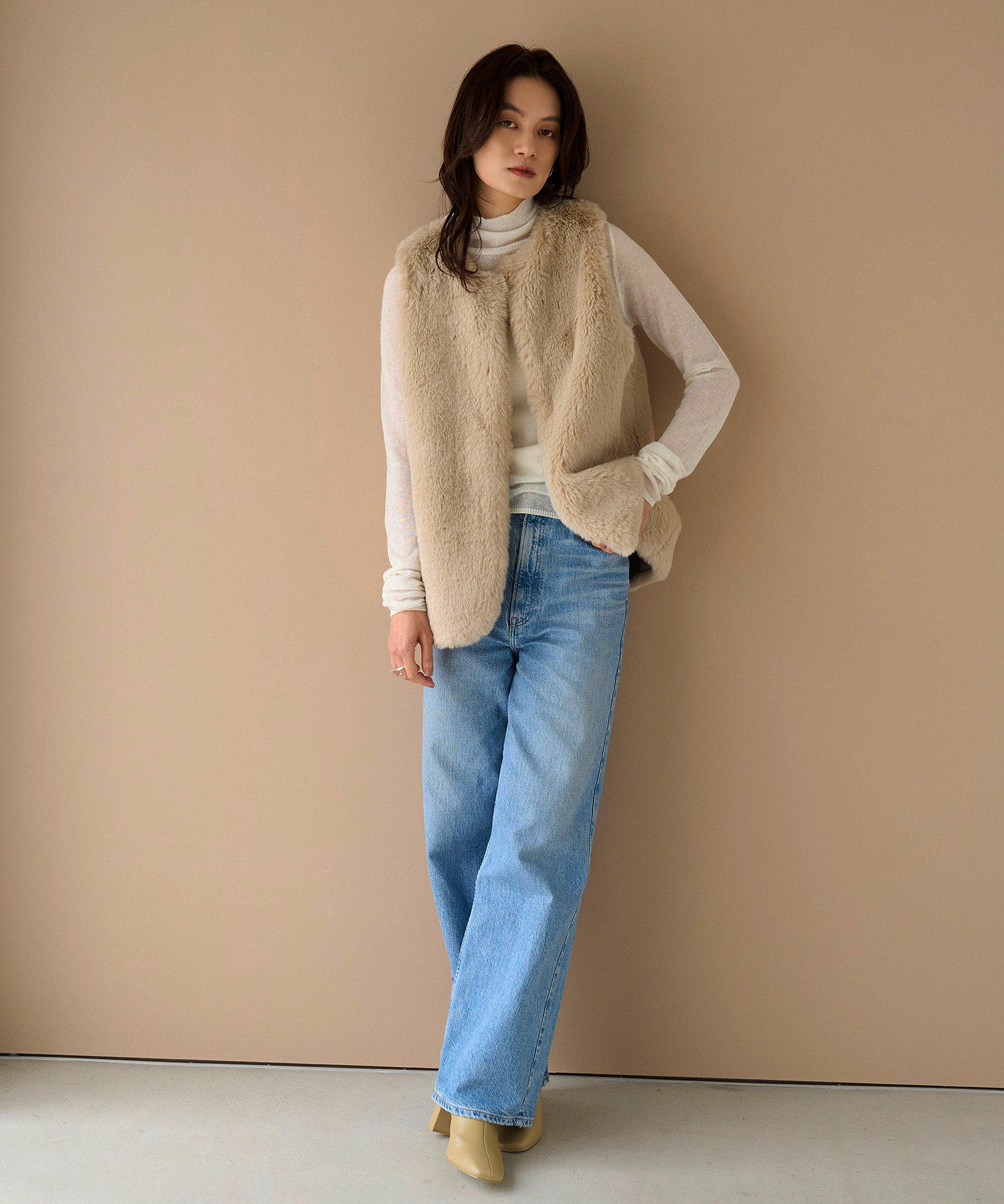 model：H165　着用サイズ：F