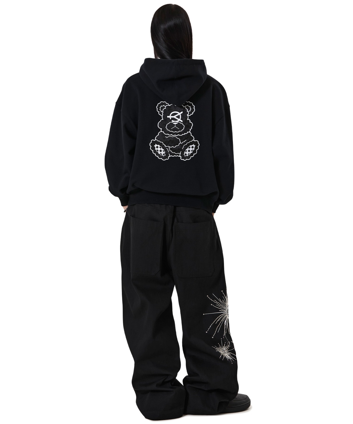 OY/オーワイ』PATCH DOLLY HOODIE ZIP UP/パッチドリージップアップ