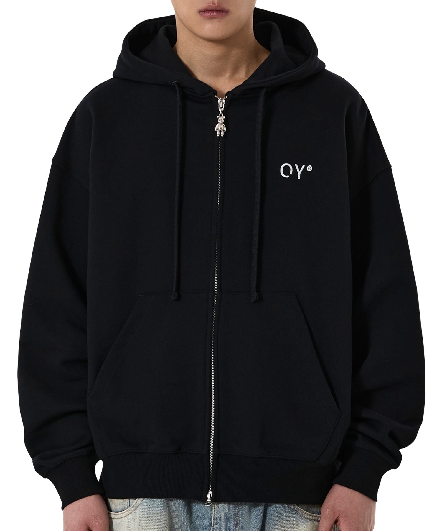 OY/オーワイ』PATCH DOLLY HOODIE ZIP UP/パッチドリージップアップ