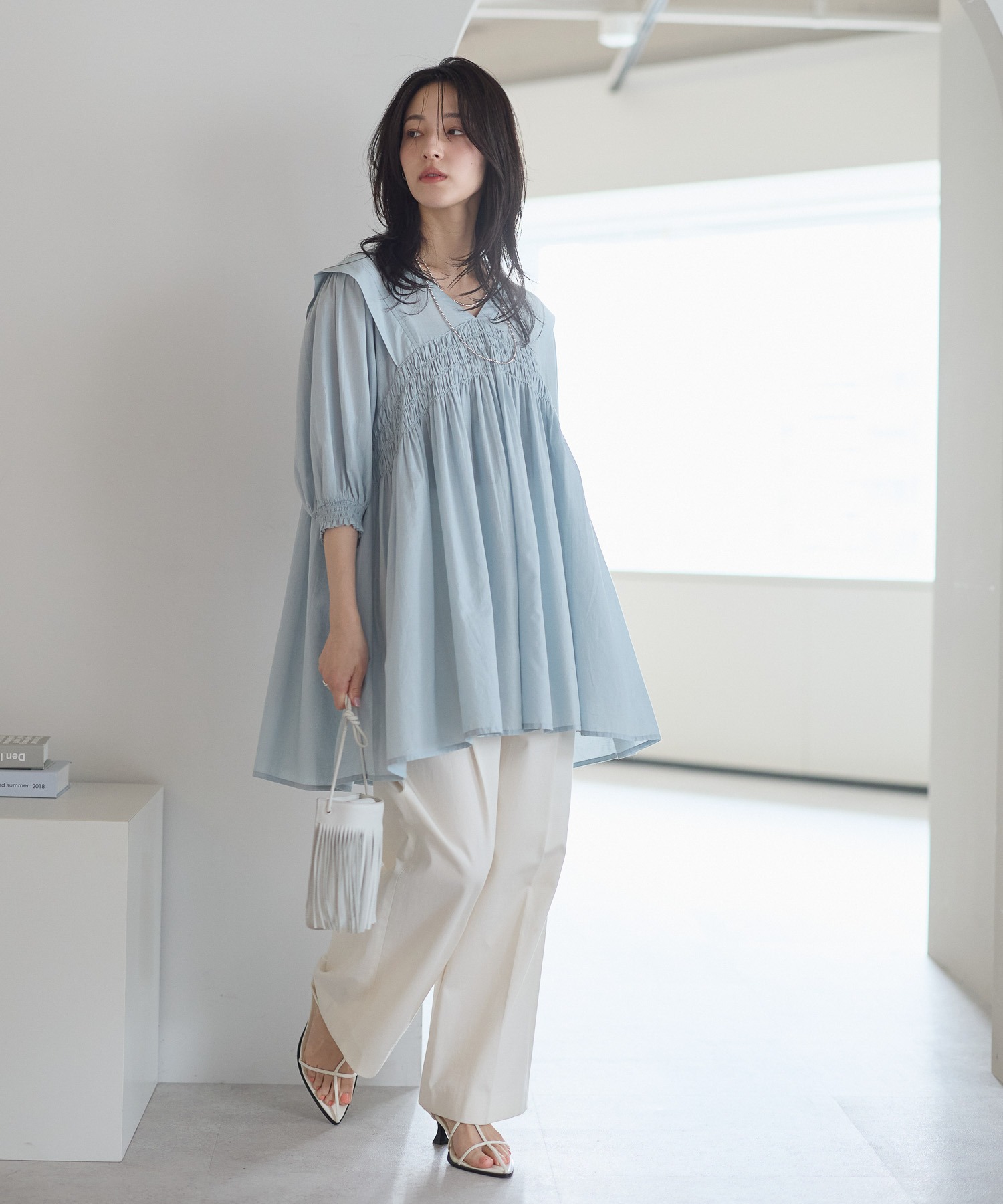 model：161cm 着用サイズ：M
