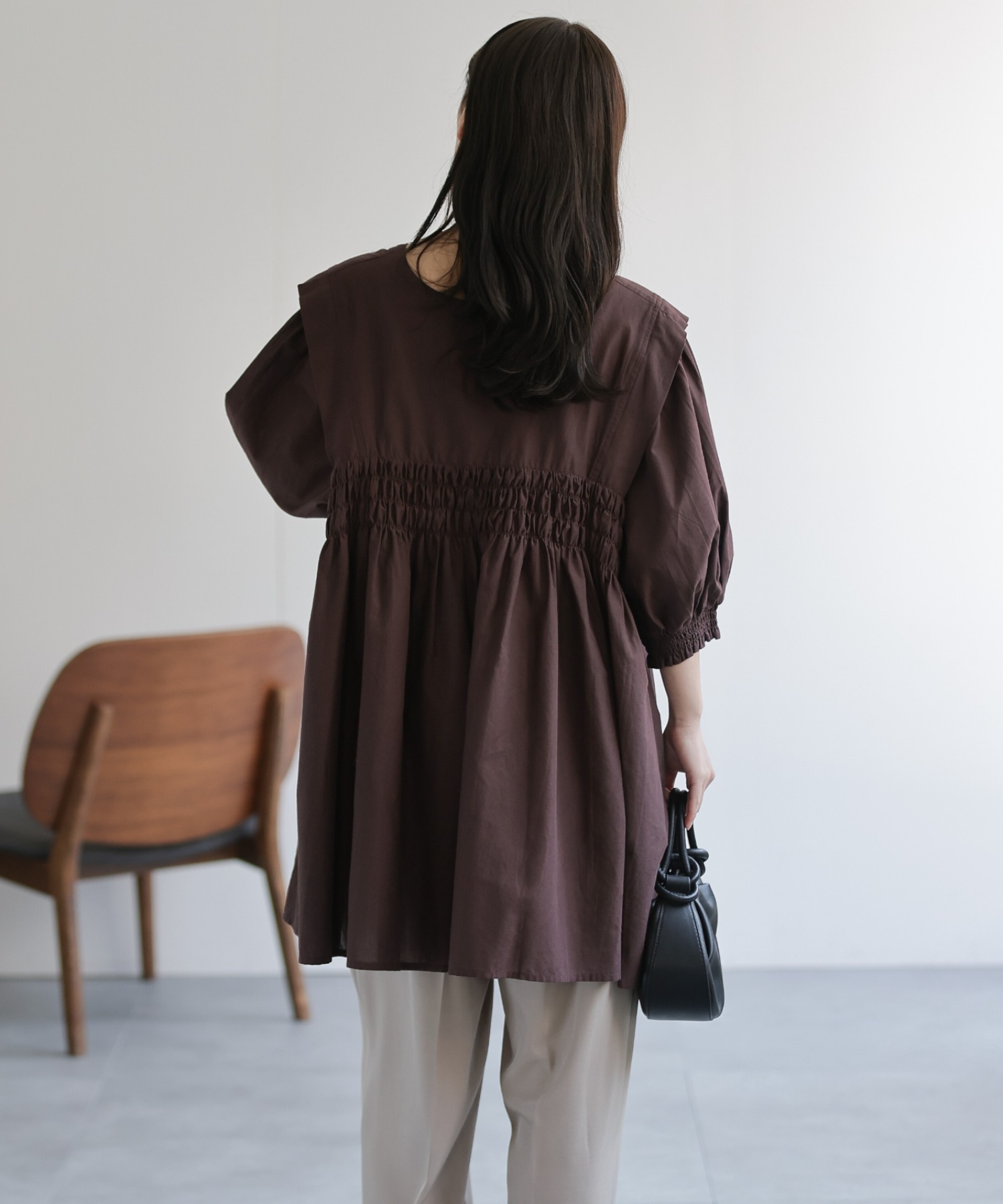 model：156cm 着用サイズ：M