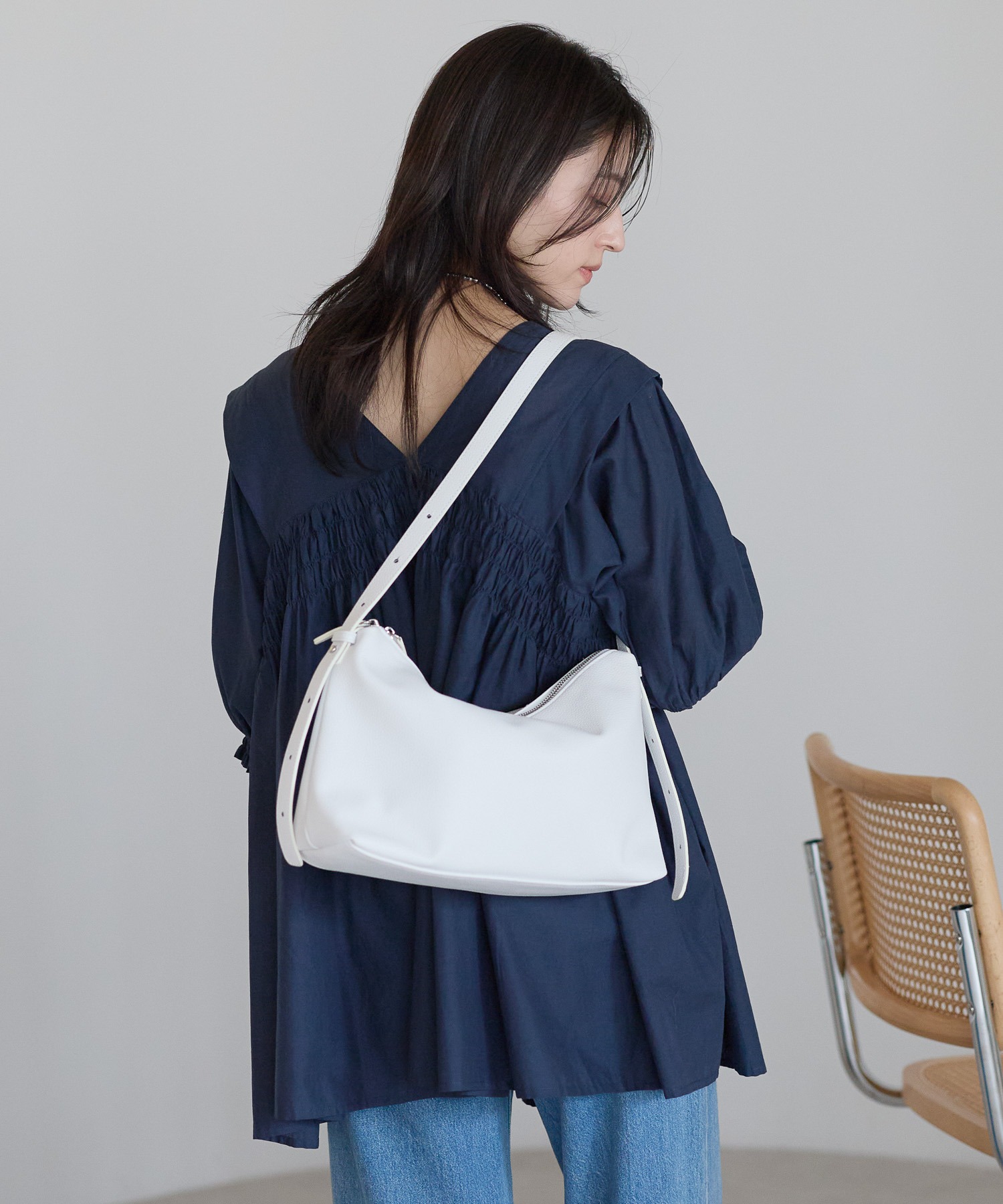 model：161cm 着用サイズ：M