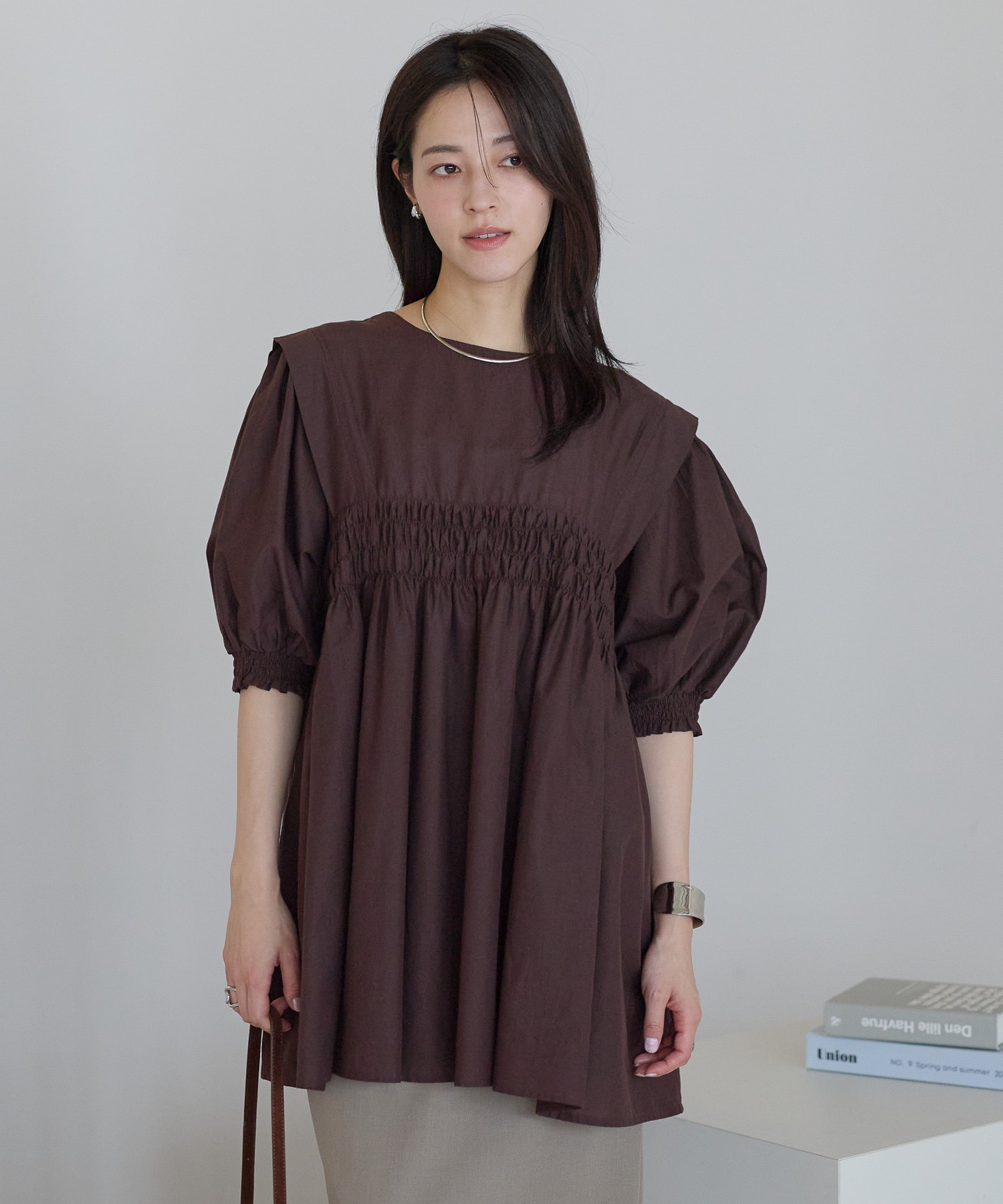 model：161cm 着用サイズ：M
