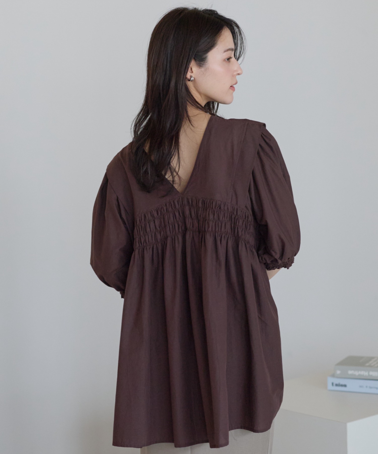 model：161cm 着用サイズ：M