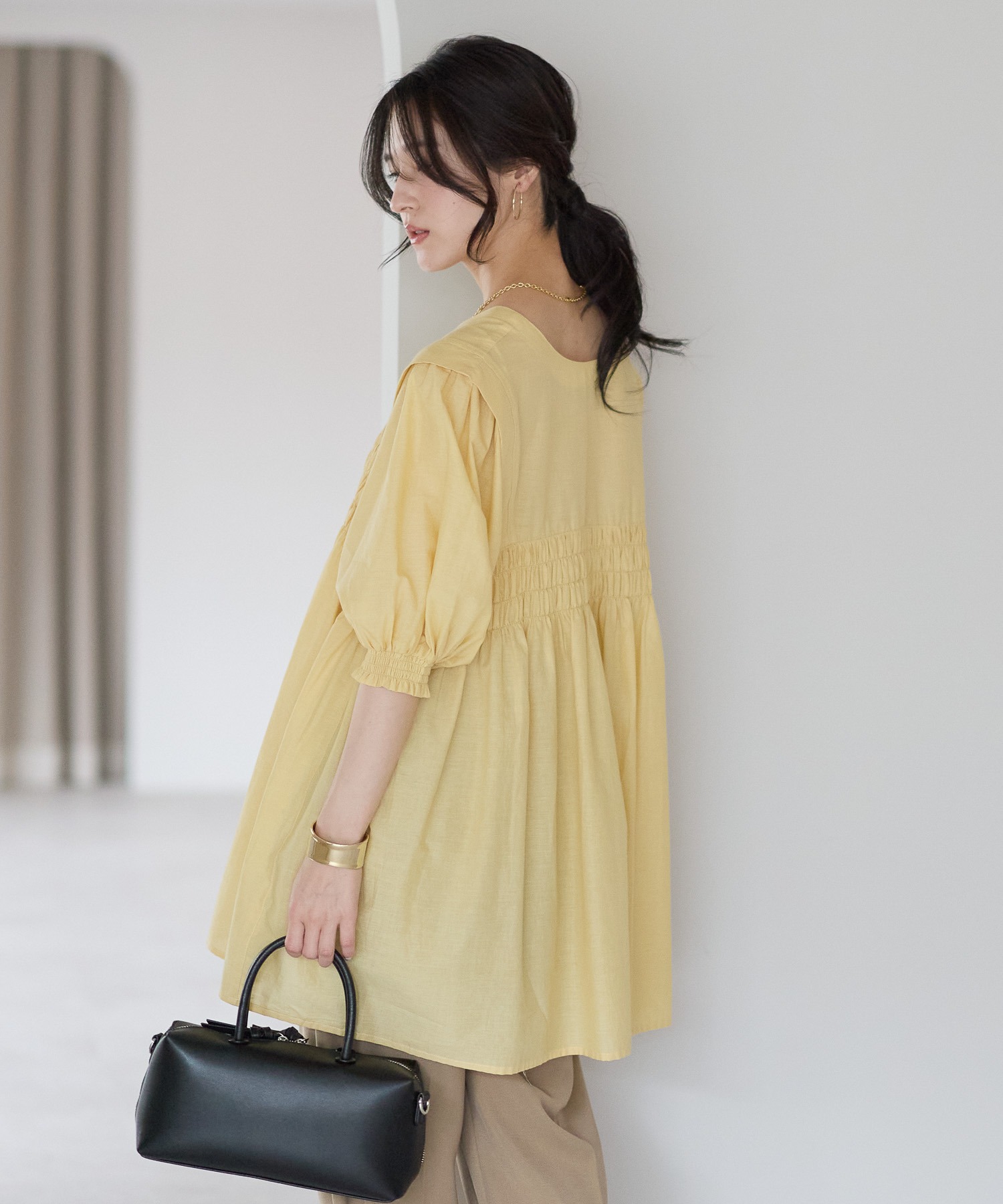 model：161cm 着用サイズ：M