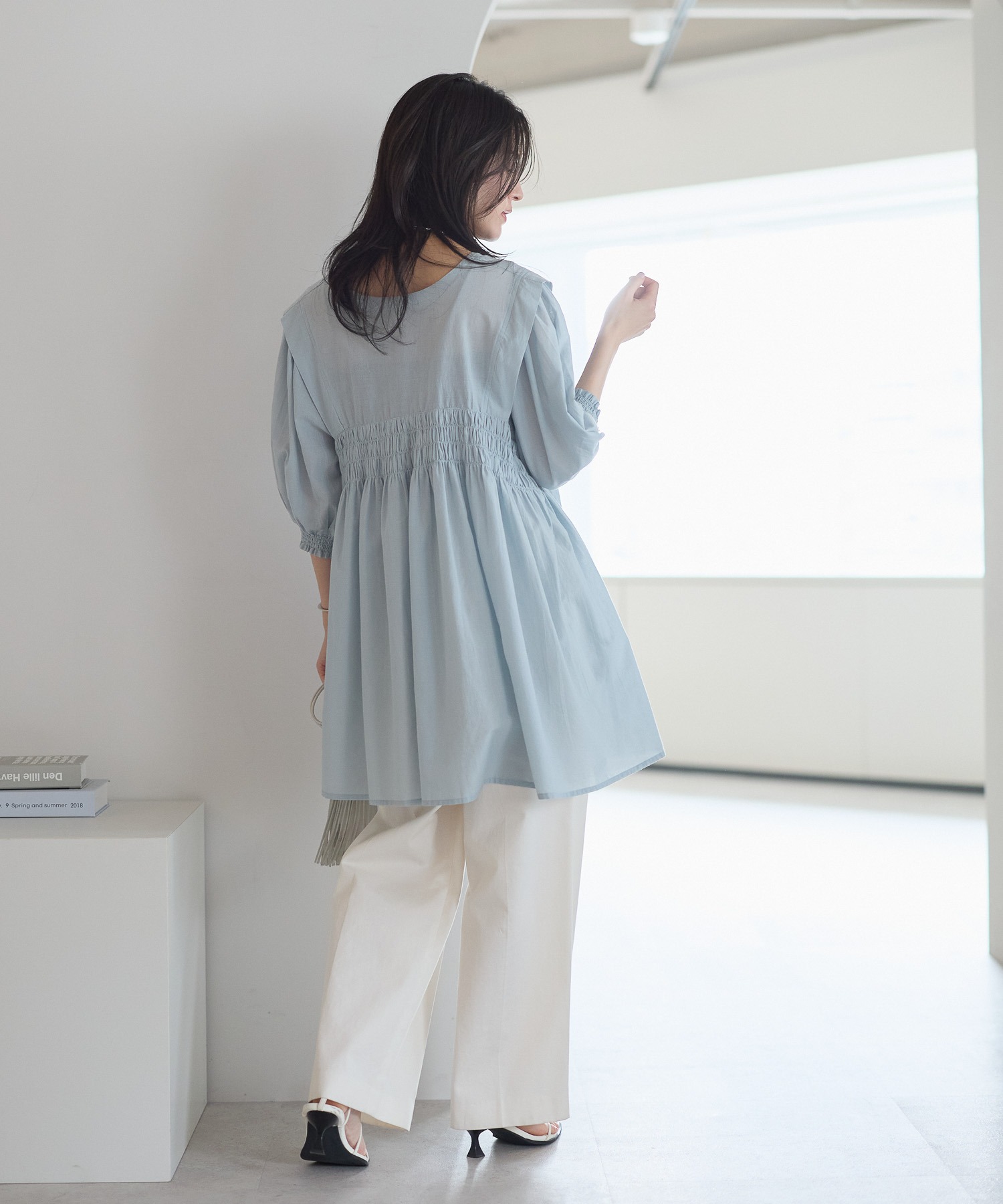 model：161cm 着用サイズ：M