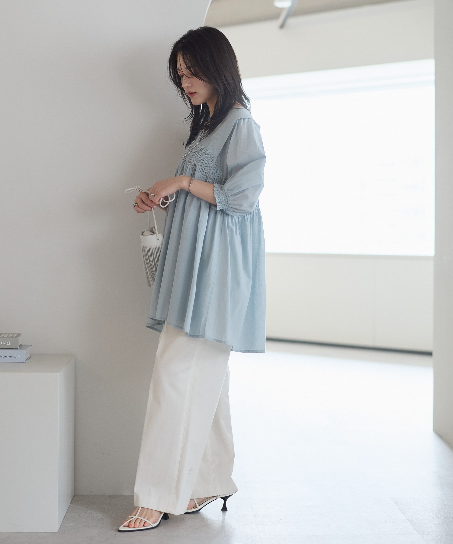 model：161cm 着用サイズ：M