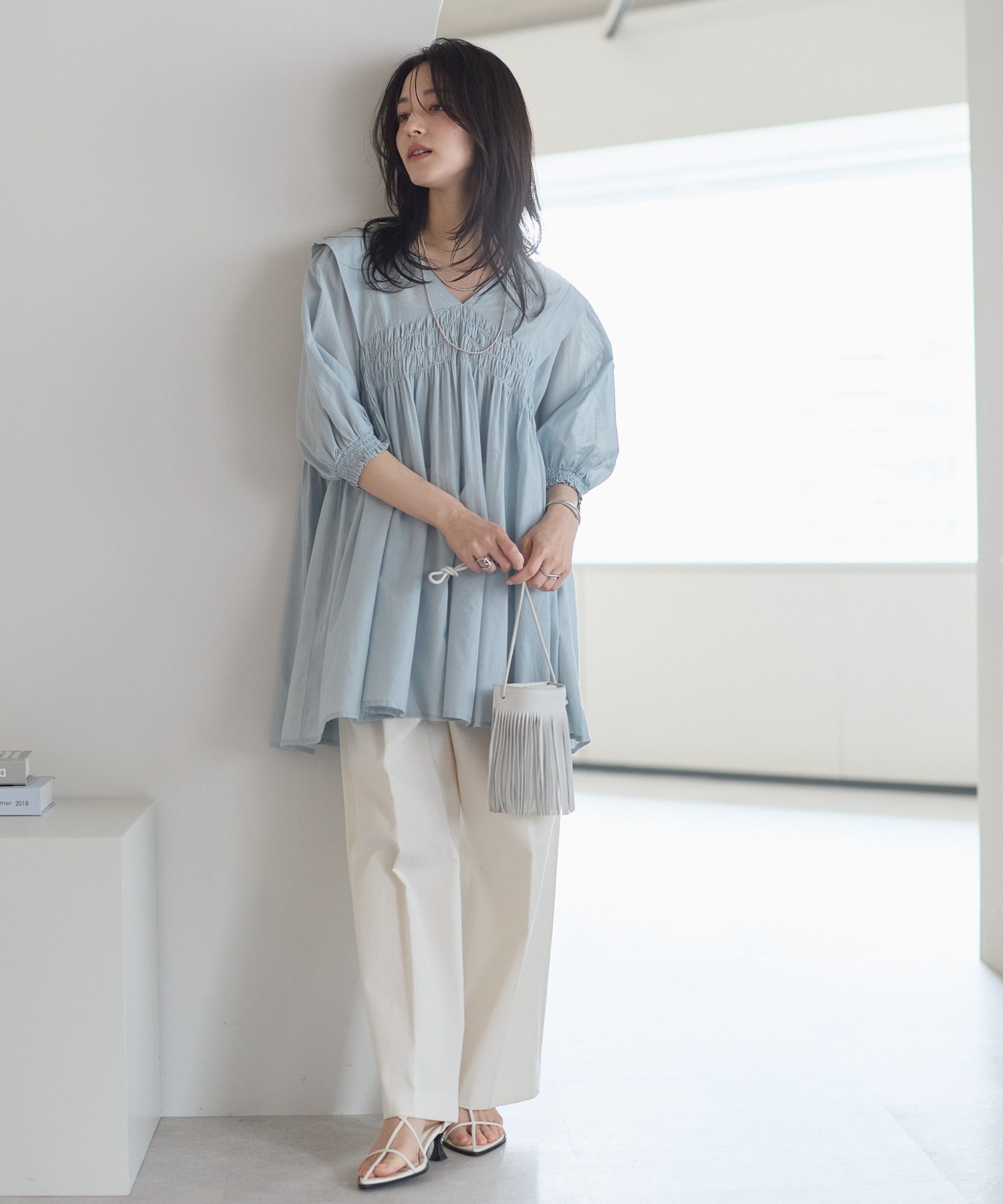 model：161cm 着用サイズ：M