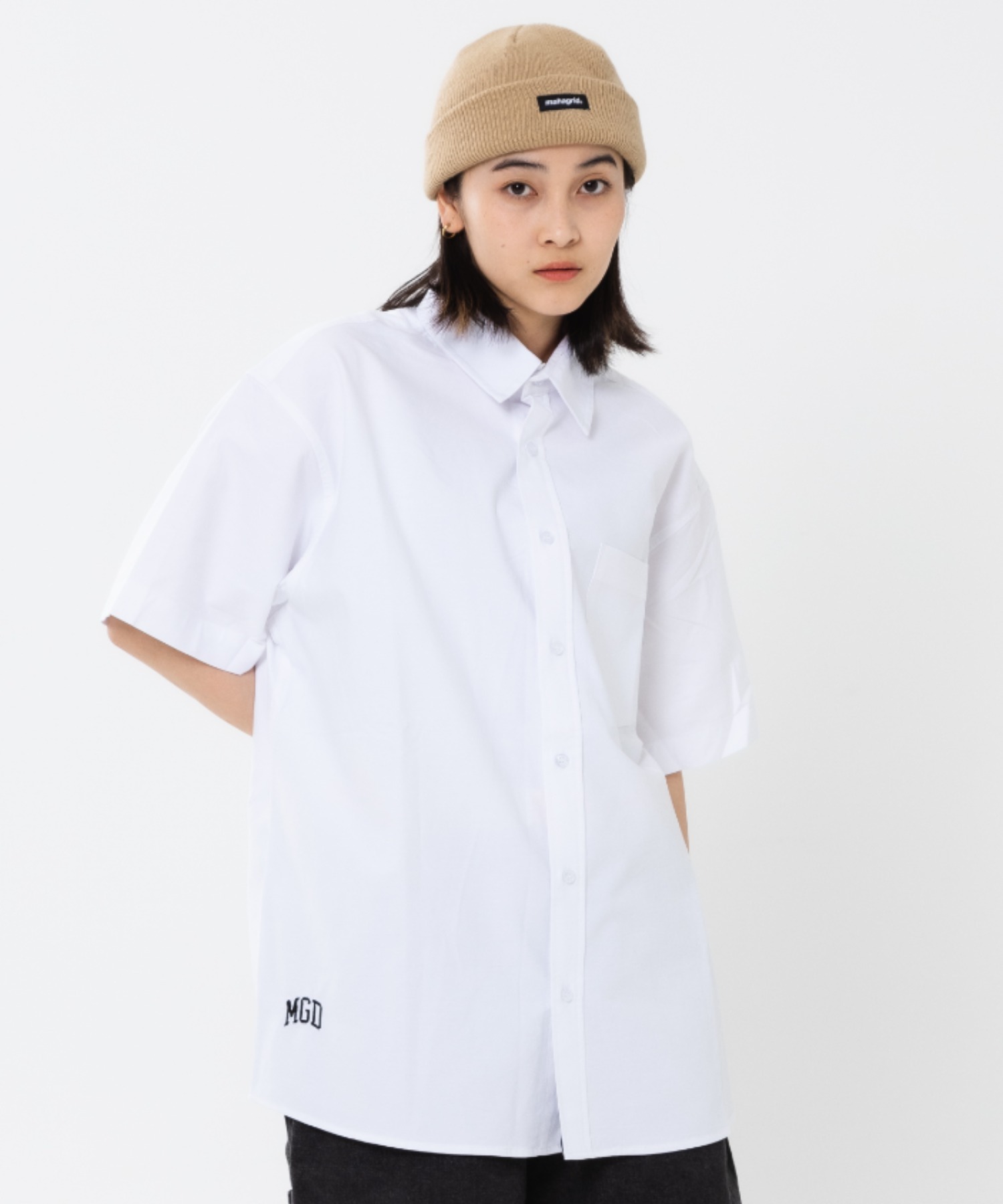 KANEMASA】ROYAL OX DRESS KNIT SHIRT LOOSE FIT - GRAY – session