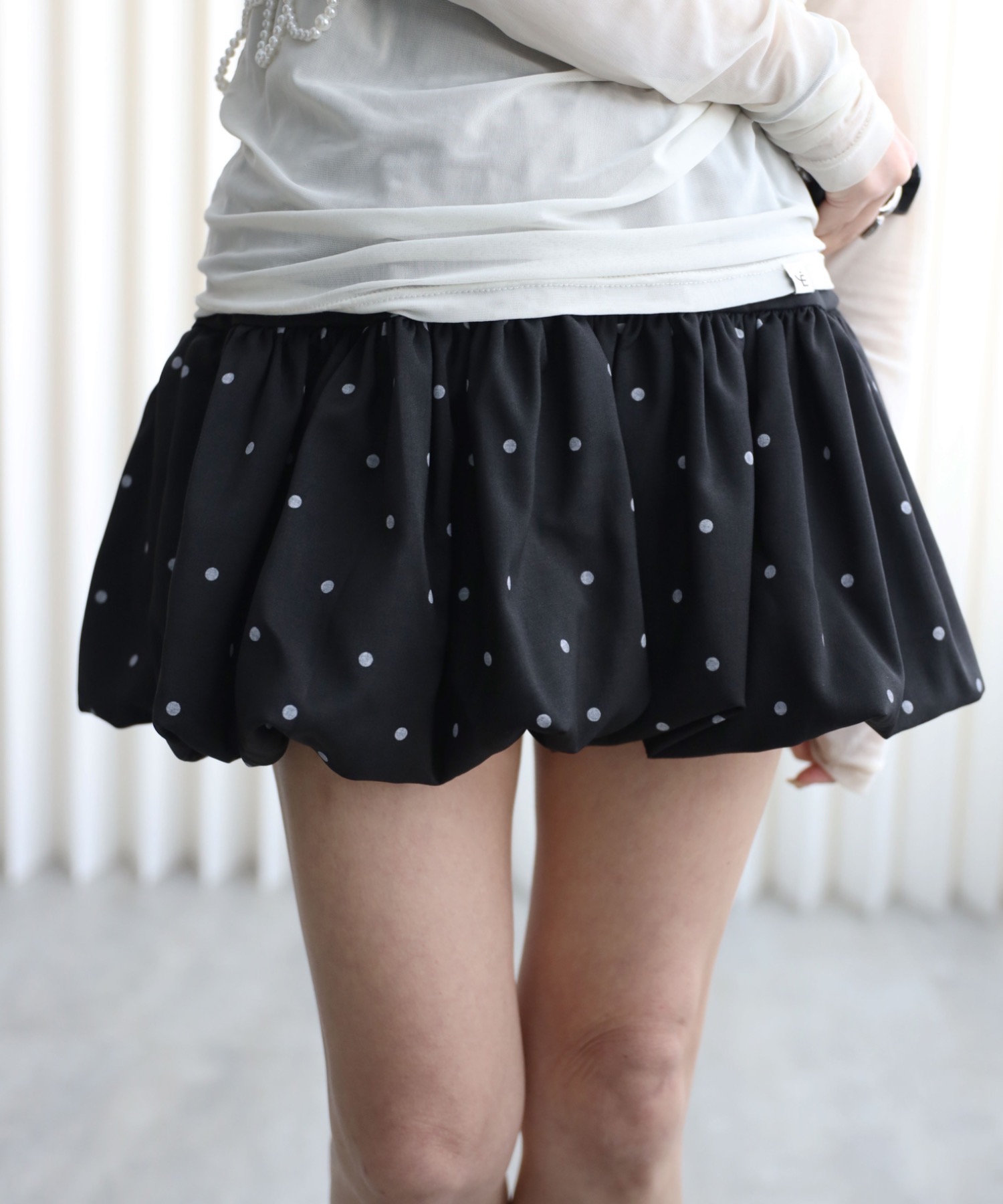 model：155cm. 着用サイズ：FREE