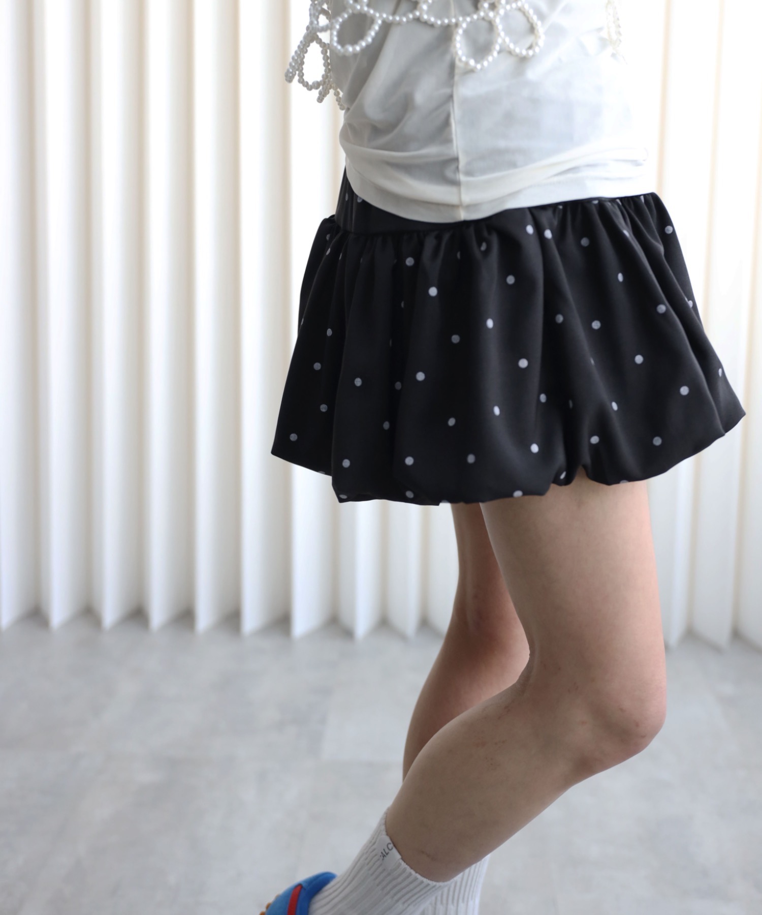model：155cm. 着用サイズ：FREE