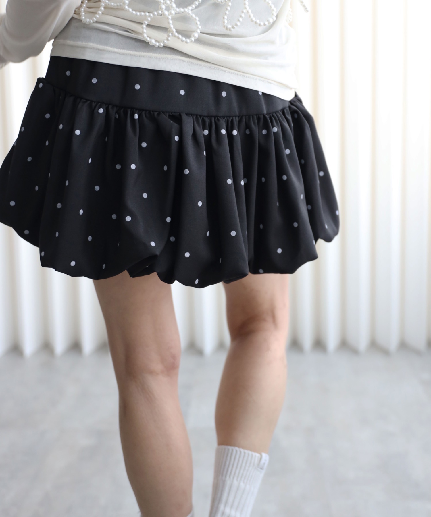 model：155cm. 着用サイズ：FREE