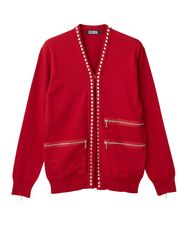 ZIPPER & STUDS カーディガン