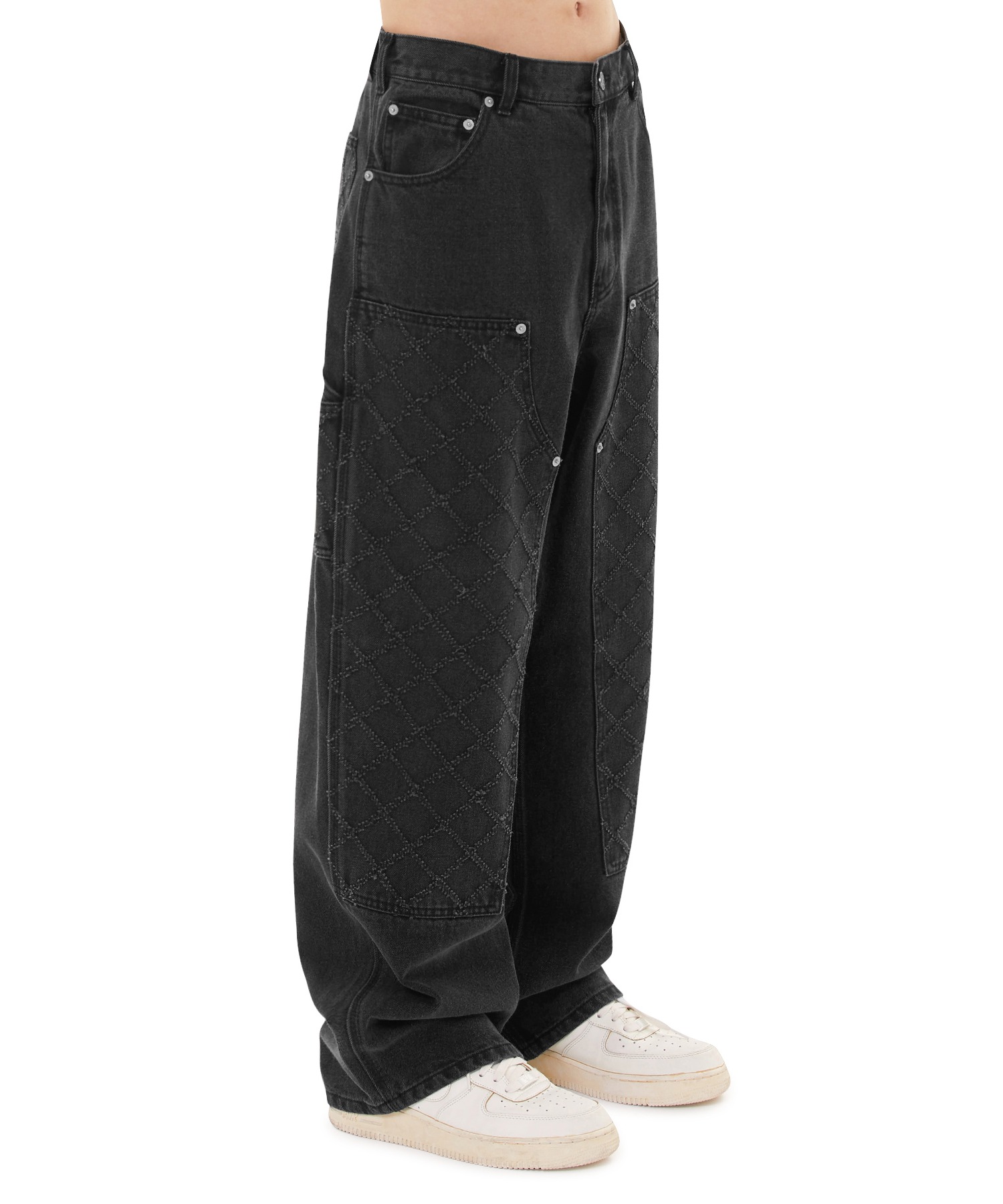 OY/オーワイ』 TURQUOISE STUD CARPENTER PANTS/ターコイズ