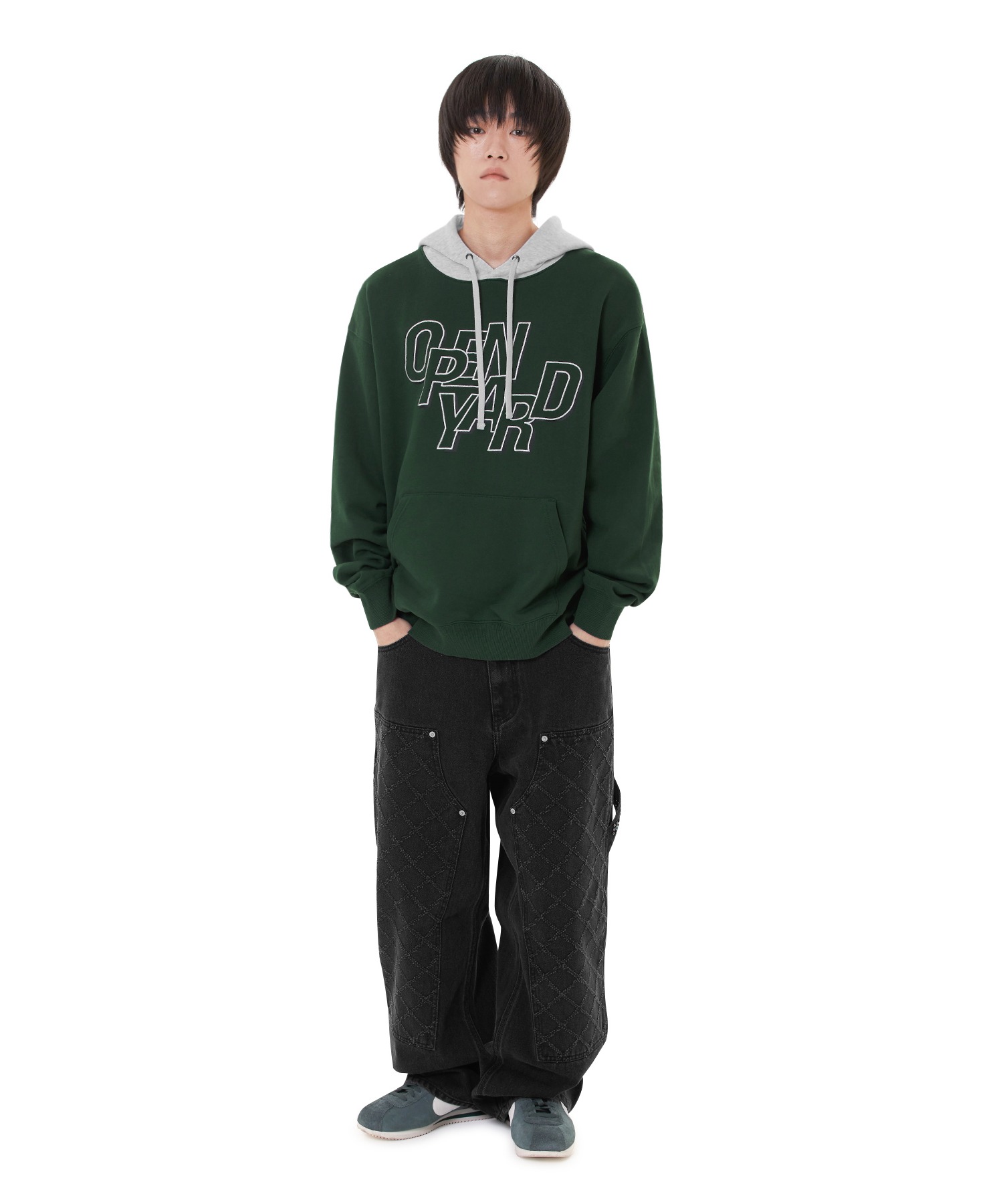 ★OY★TURQUOISE STUD CARPENTER PANTS - WASHED BLACK★正規品 ☆OY☆TURQUOISE STUD CARPENTER PANTS - WASHED BLACK☆正規品