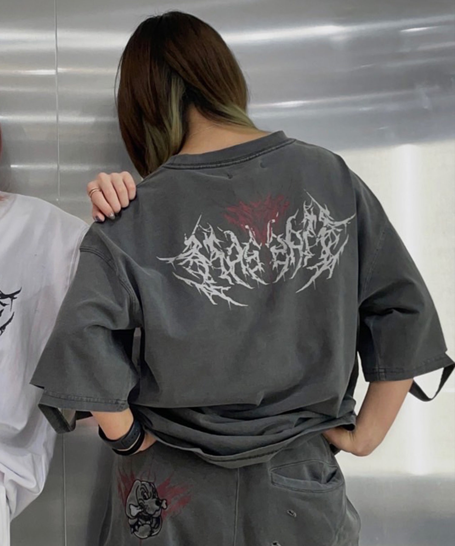 A'GEM/9 × .kom 『GALFY/ガルフィー』闇落ち半袖Tシャツ
