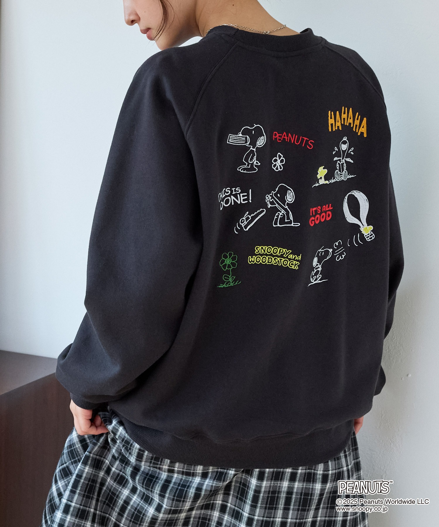 PEANUTS SNOOPY】別注 ピーナッツ スヌーピー ヴィンテージライク 刺繍