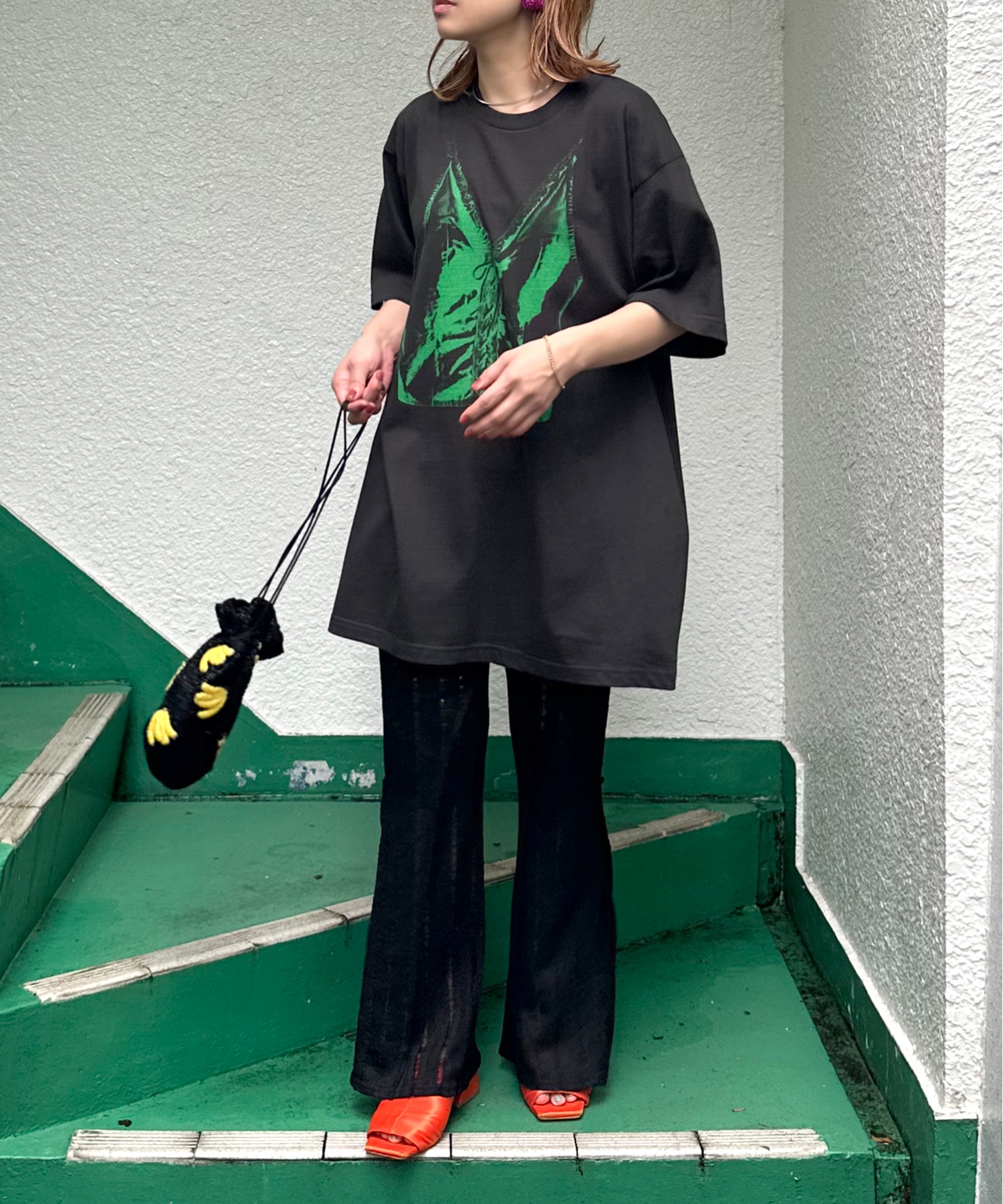 model:154cm 着用サイズ:Mサイズ
