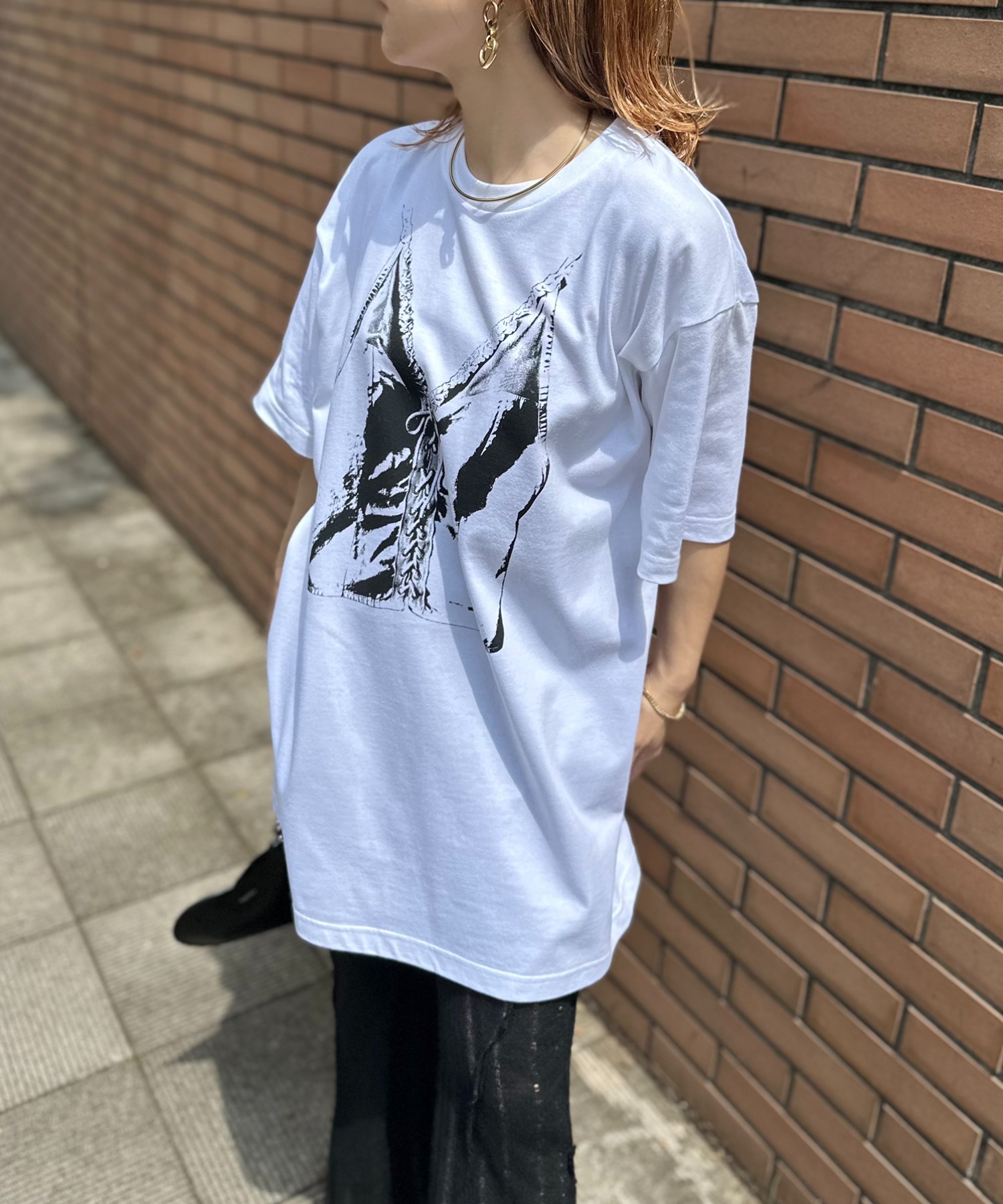 ホワイト
model:154cm 着用サイズ:Mサイズ