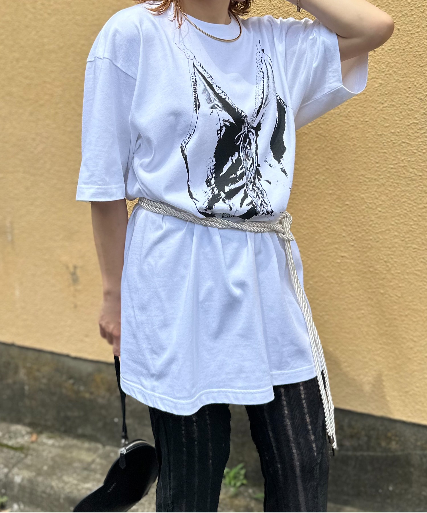 ホワイト
model:154cm 着用サイズ:Mサイズ