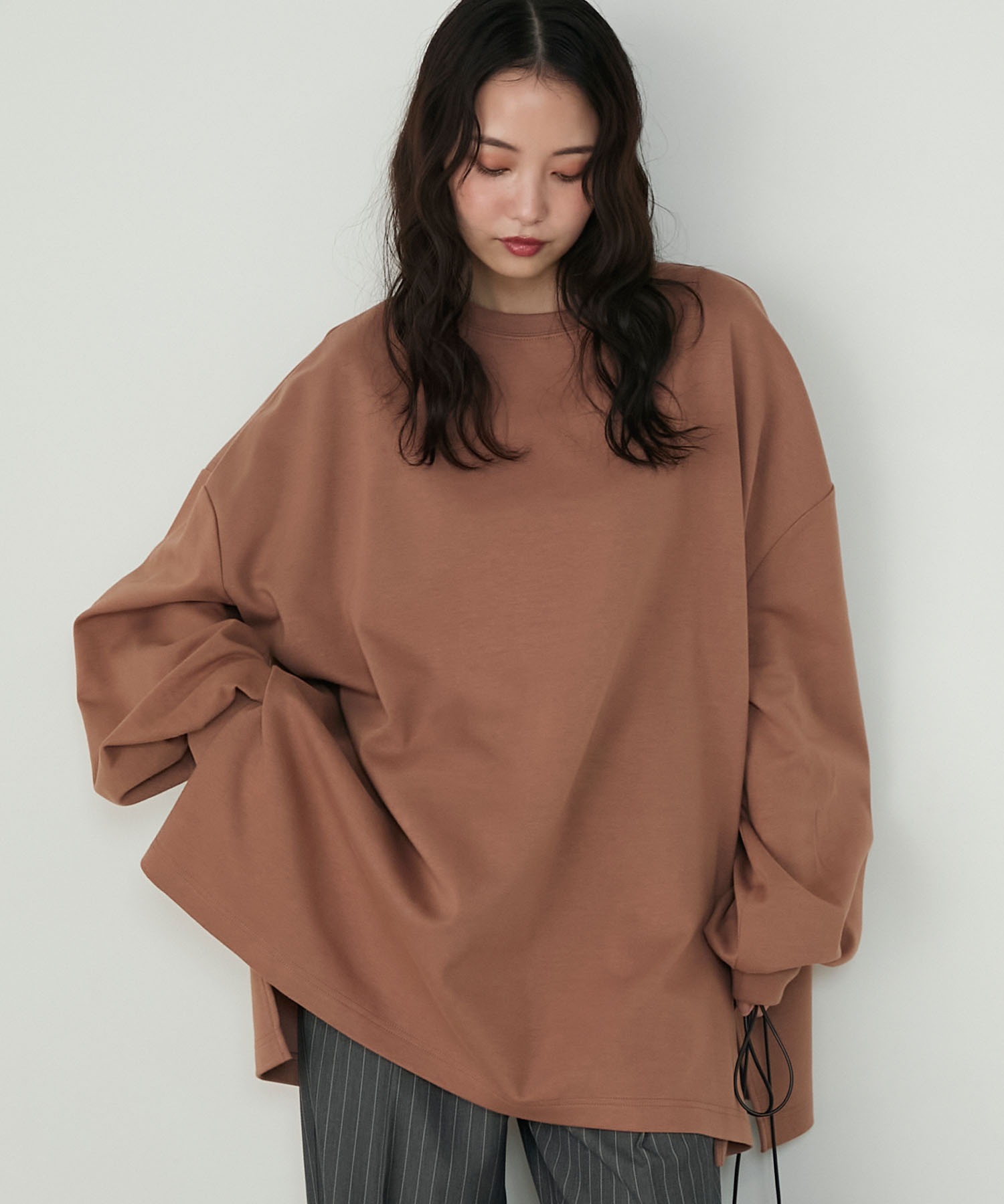 ハーヴェイ出品 2XL forksy.】エブリデイオーバーサイズスウェッティーシャツ forksy